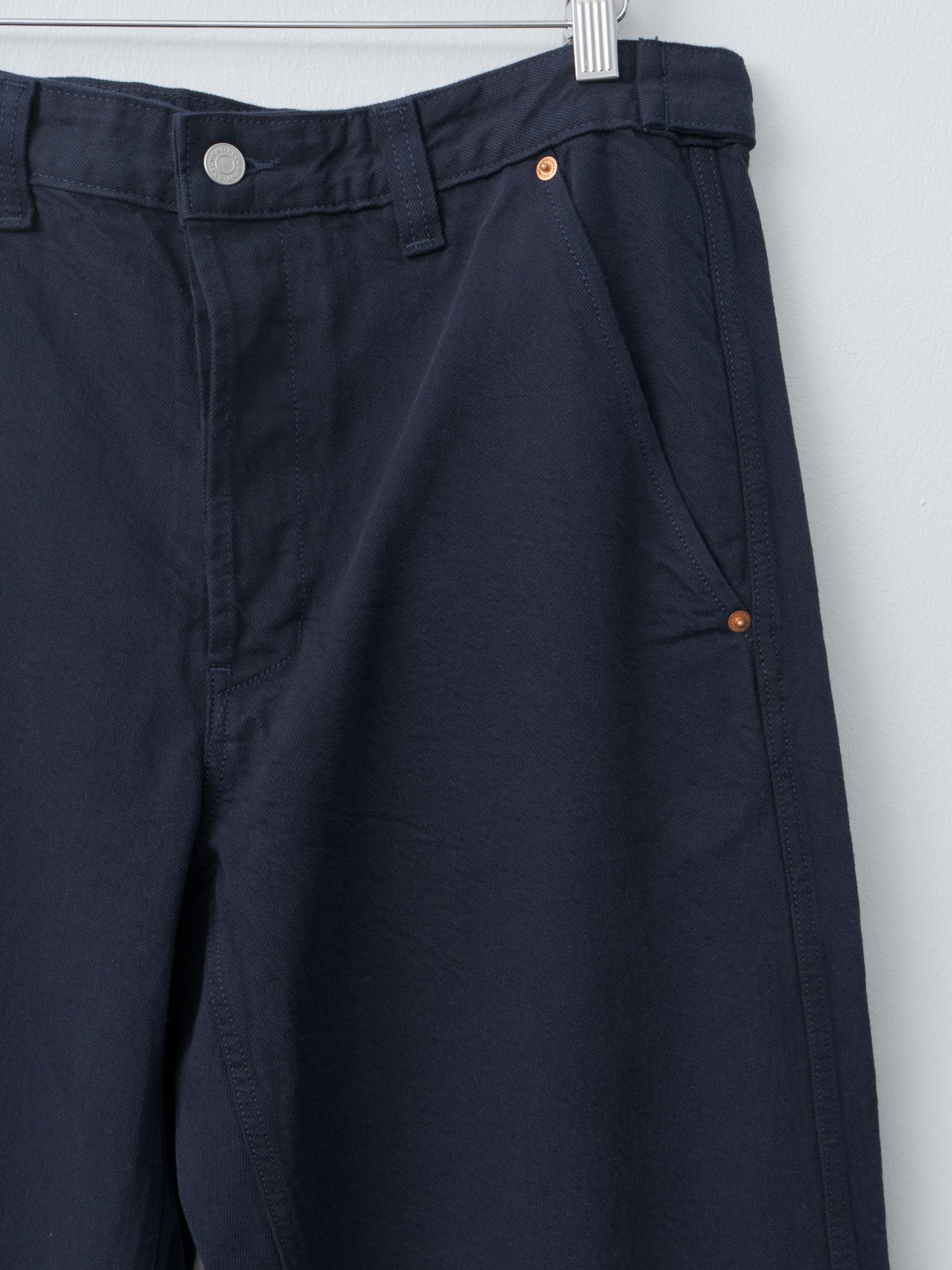 Namu Shop - Document Non Fade Denim Painter Pants - Navy