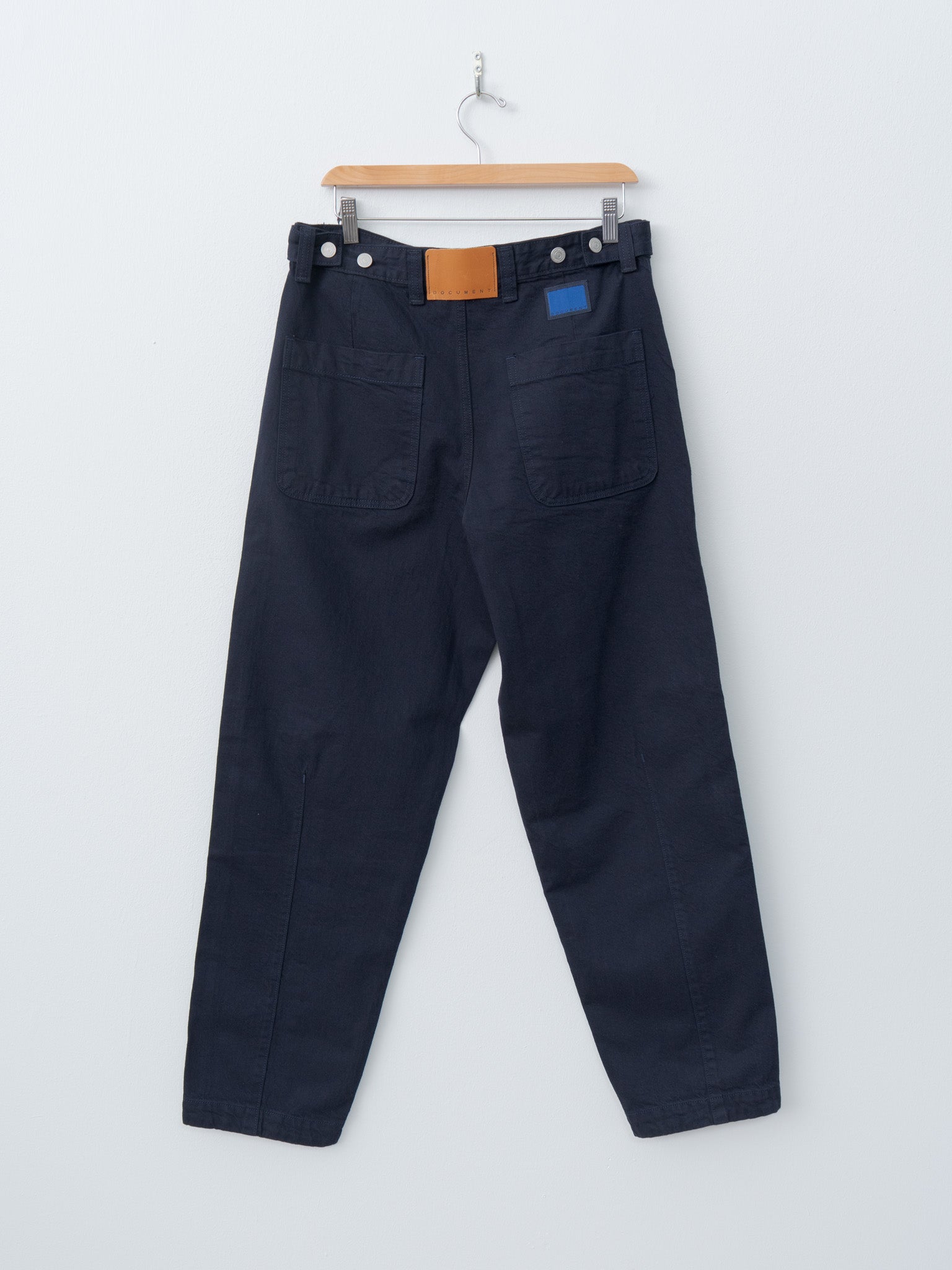 Namu Shop - Document Non Fade Denim Painter Pants - Navy