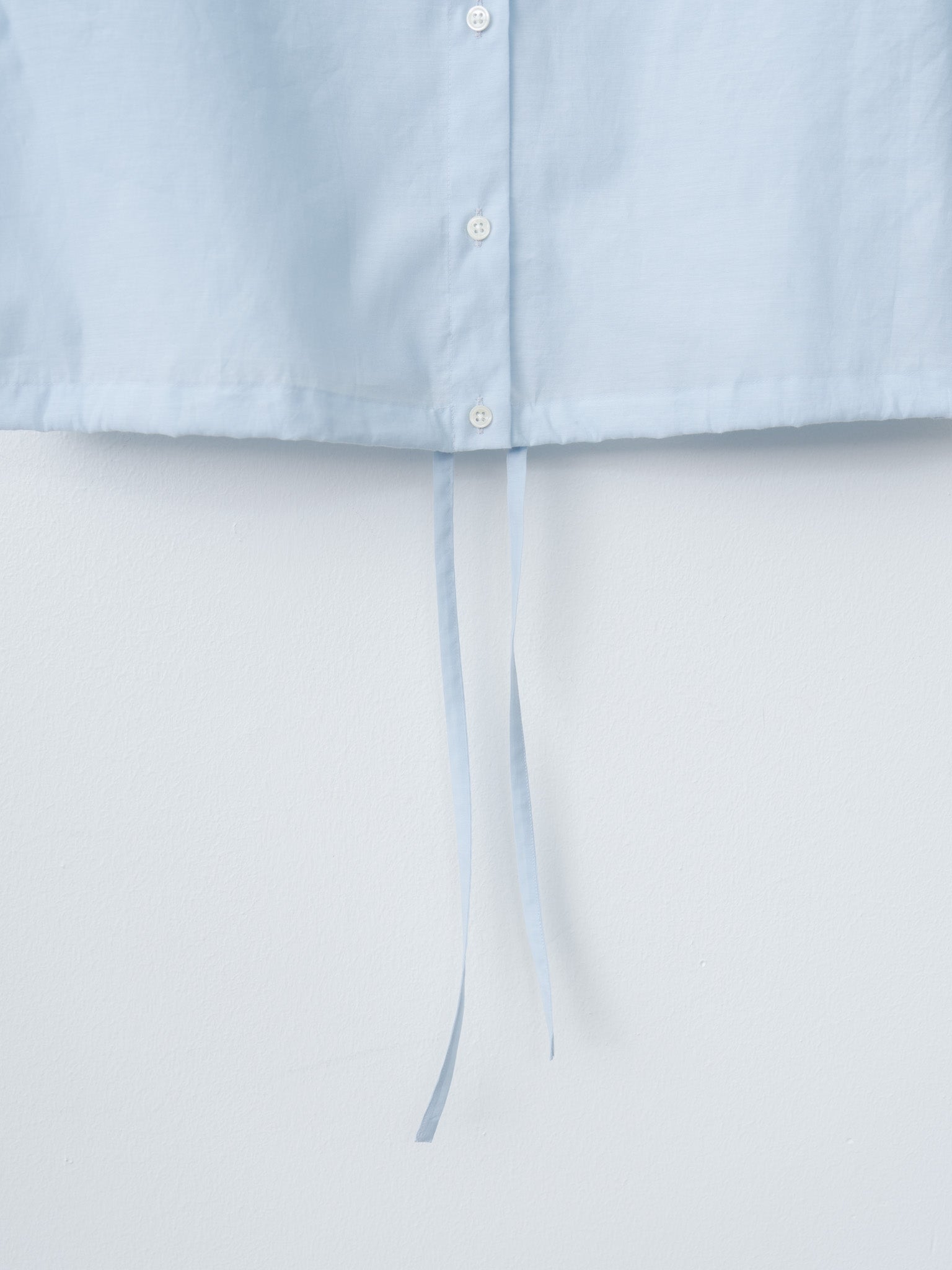 Namu Shop - Nicholson & Nicholson LUNA-SILK Shirt - Sax
