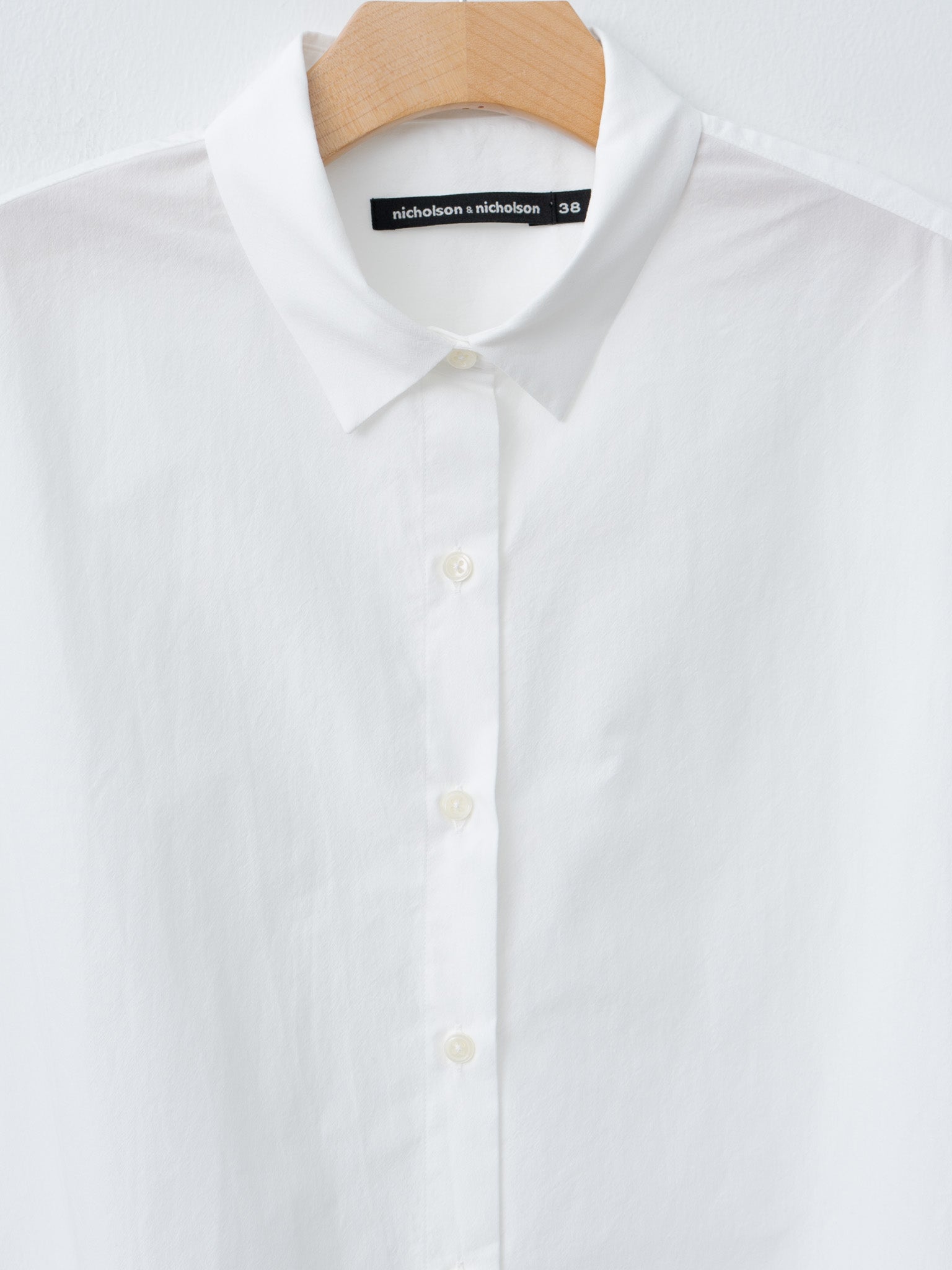 Namu Shop - Nicholson & Nicholson TENDER-W Shirt - White