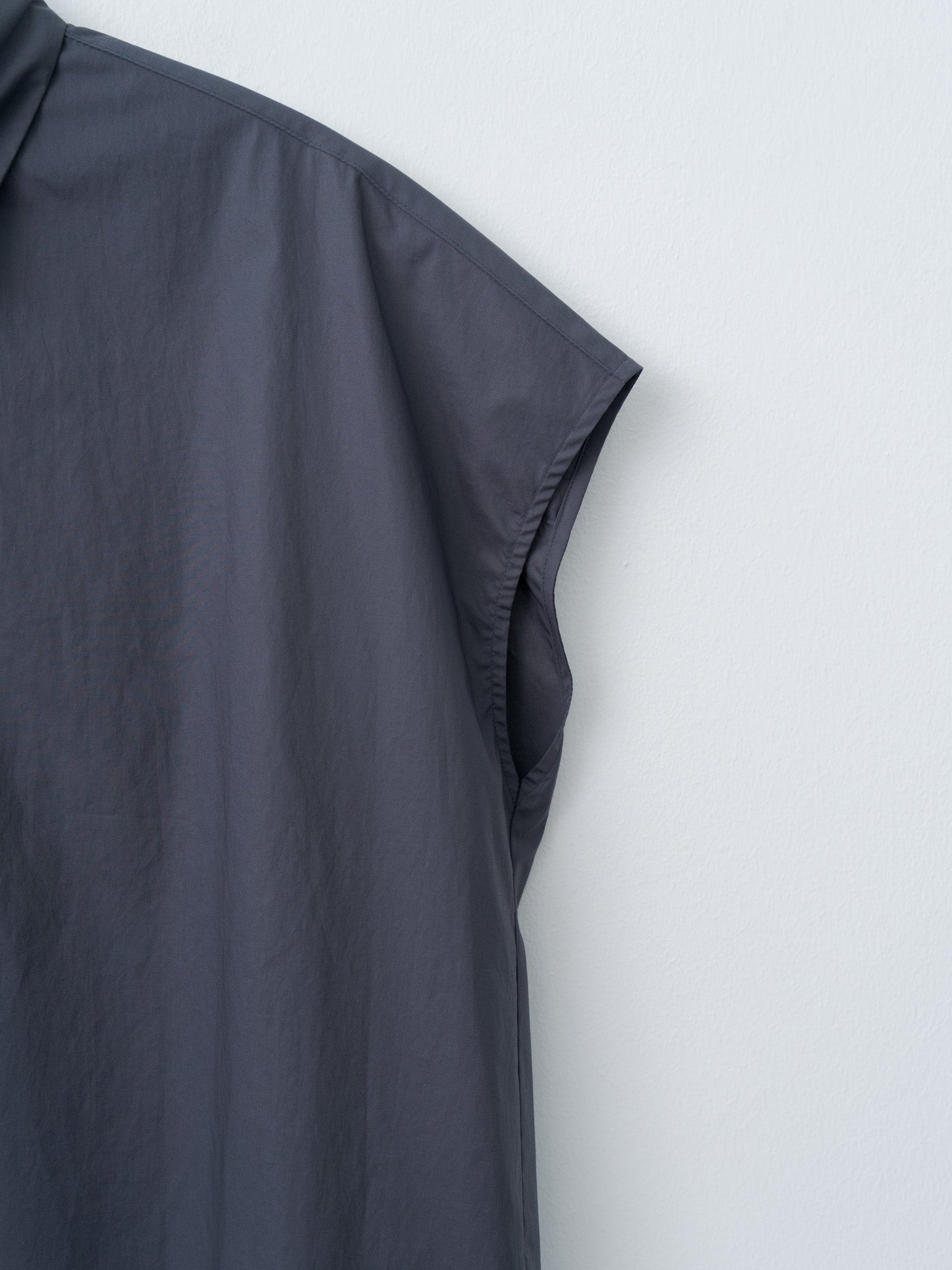Namu Shop - Nicholson & Nicholson TENDER-POPLIN Shirt - Navy
