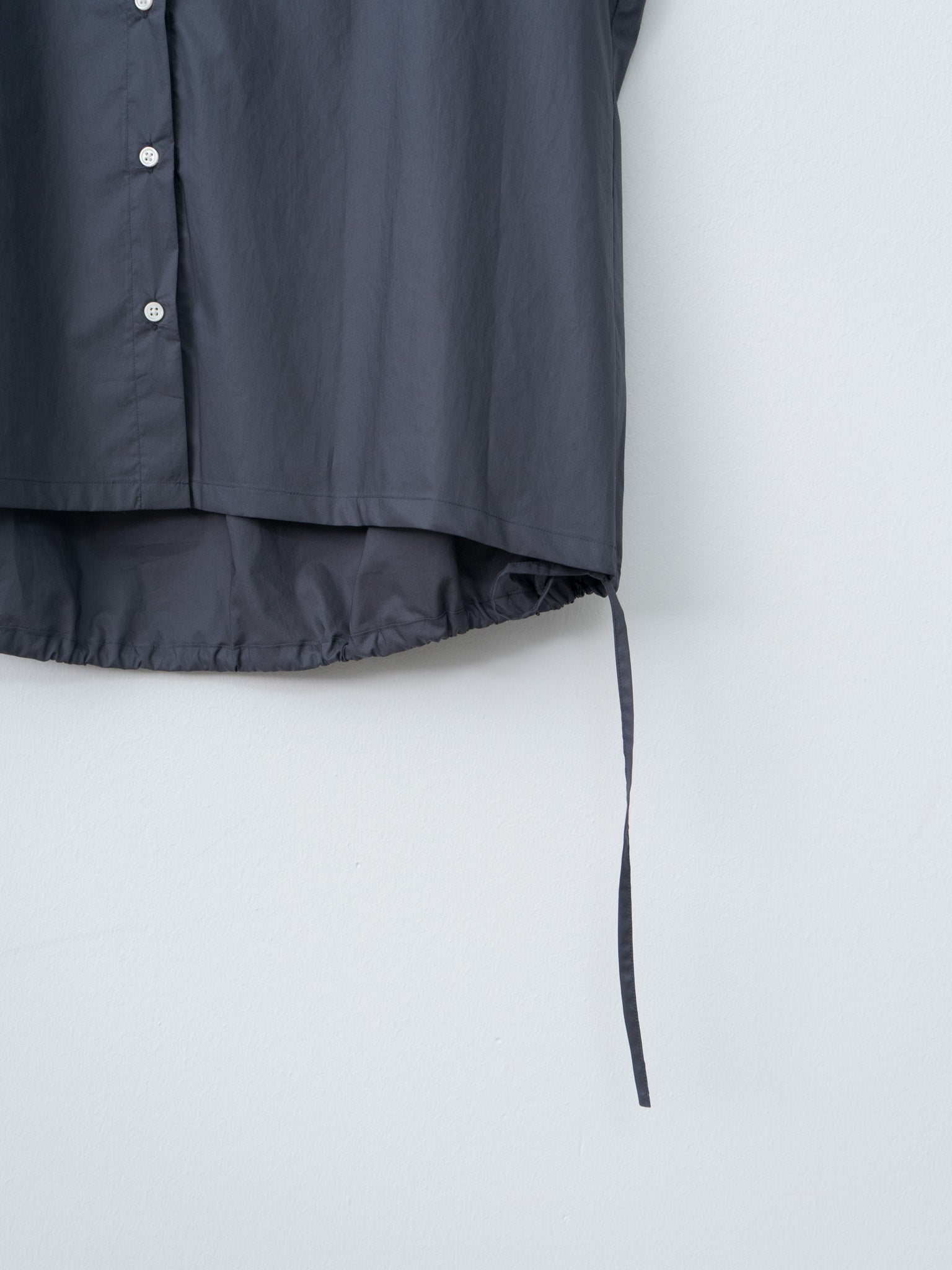 Namu Shop - Nicholson & Nicholson TENDER-POPLIN Shirt - Navy