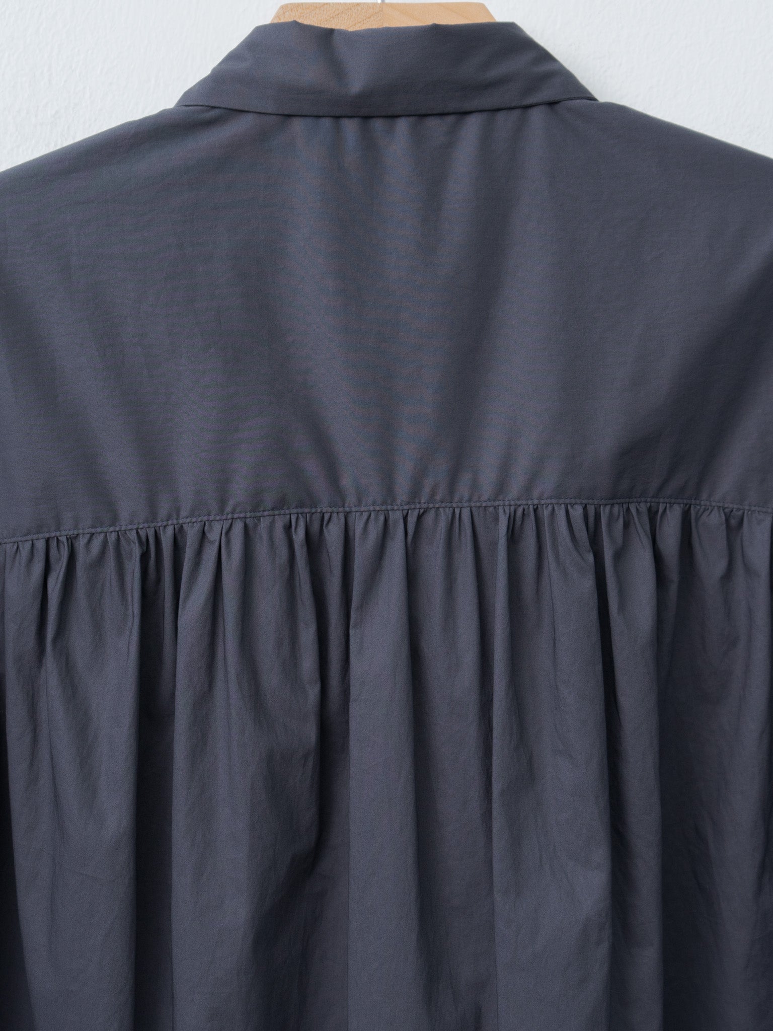 Namu Shop - Nicholson & Nicholson TENDER-POPLIN Shirt - Navy
