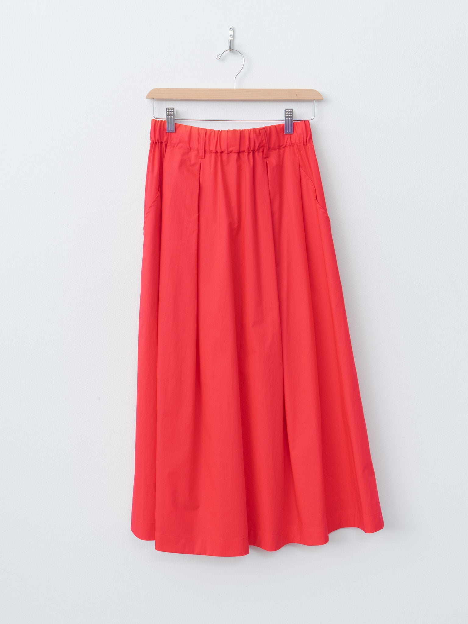 Namu Shop - Nicholson & Nicholson LOLA-POPLIN Skirt - Red