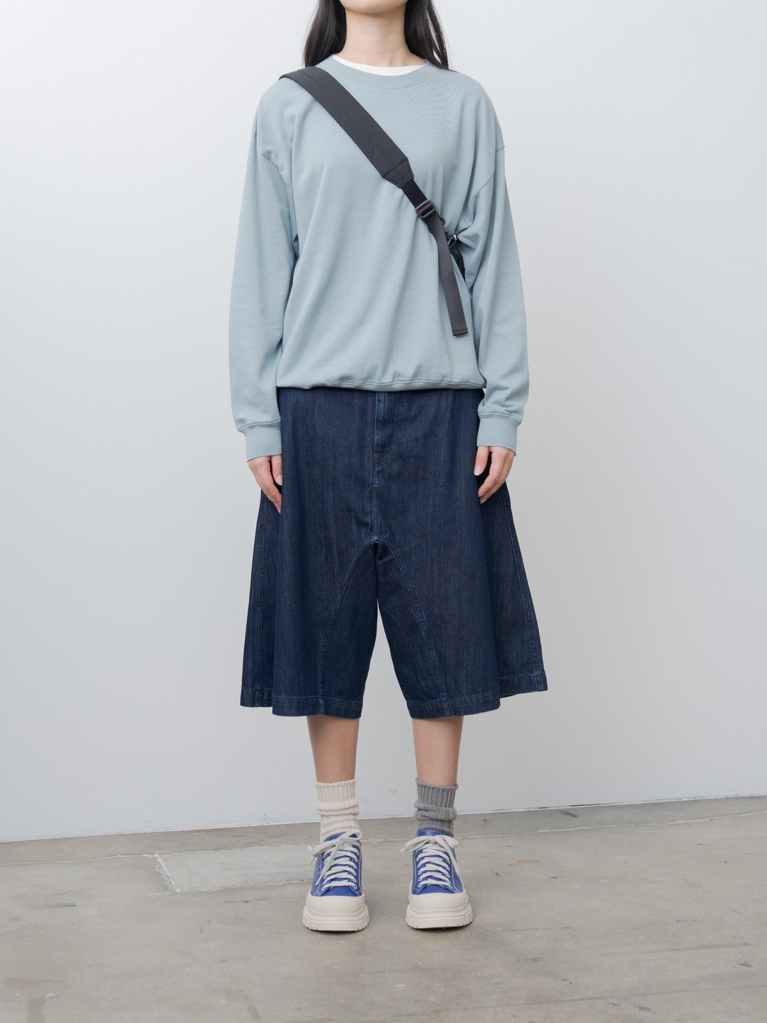 Namu Shop - Auralee Super High Gauge Sweat P/O - Blue Gray