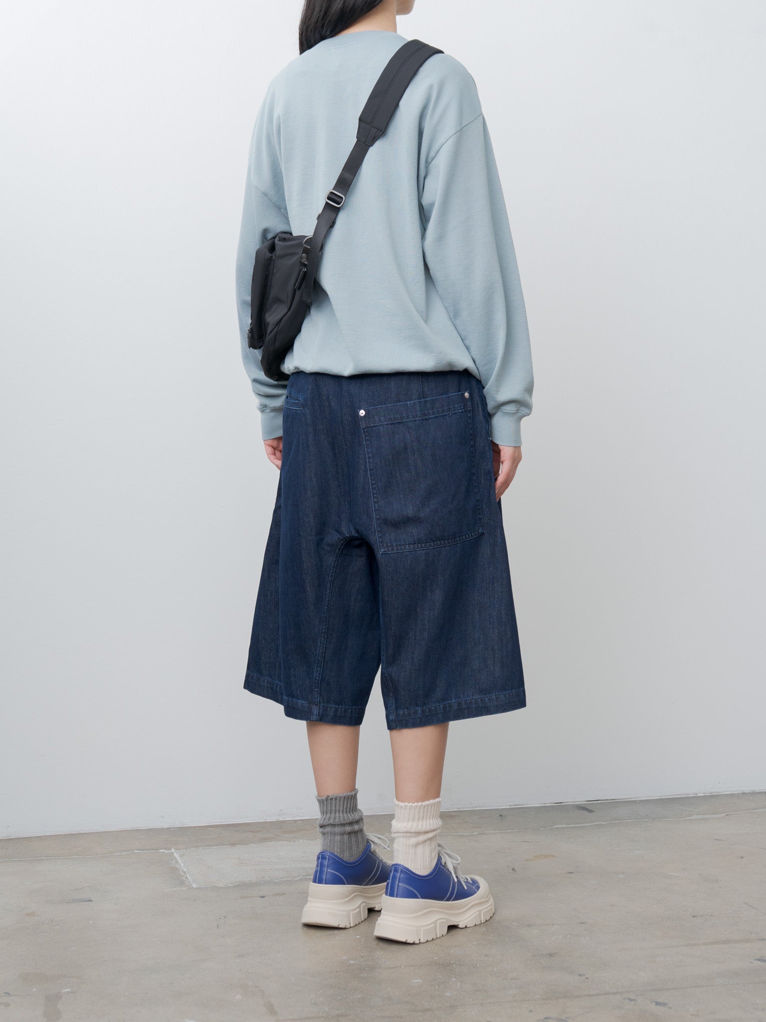 Namu Shop - Auralee Super High Gauge Sweat P/O - Blue Gray
