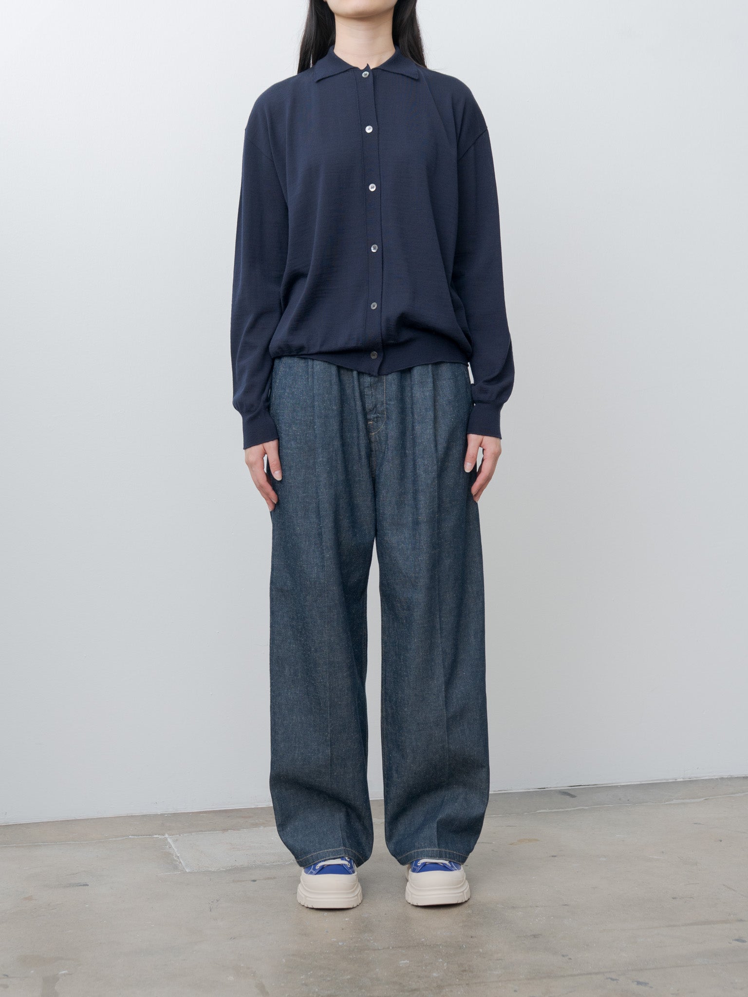 Namu Shop - Sofie D'Hoore Mary Knit - Dark Navy Melange