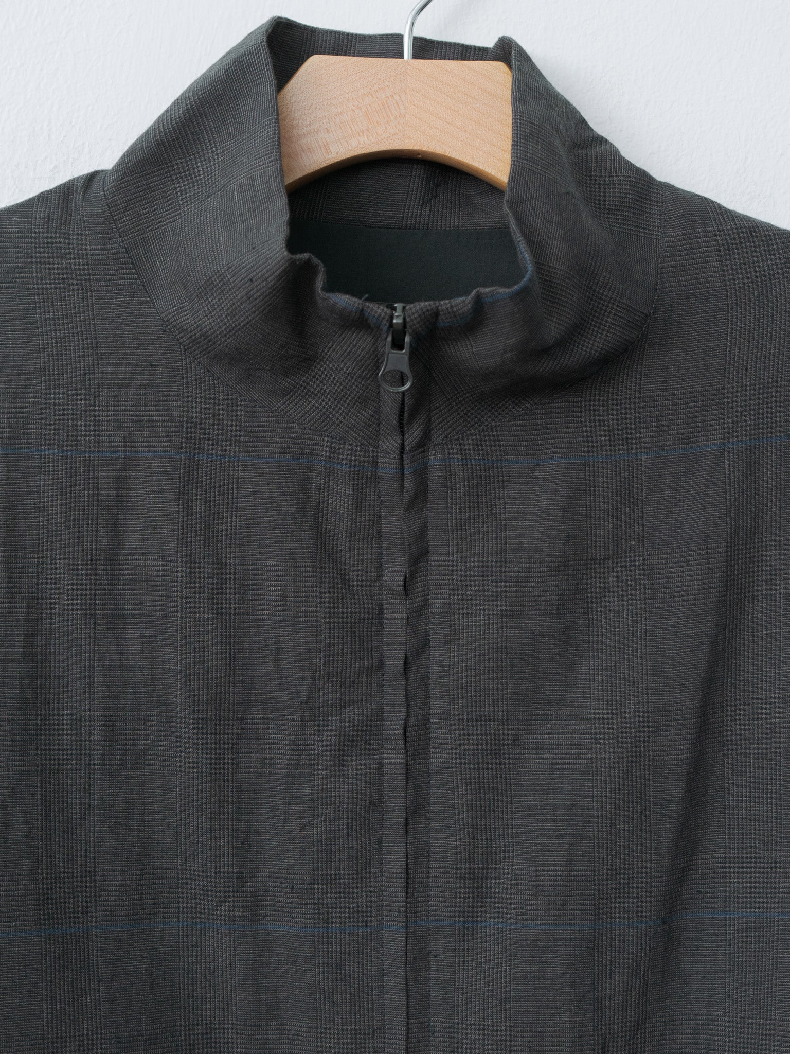 Namu Shop - Veritecoeur Glen Check Blouson - Gray Check