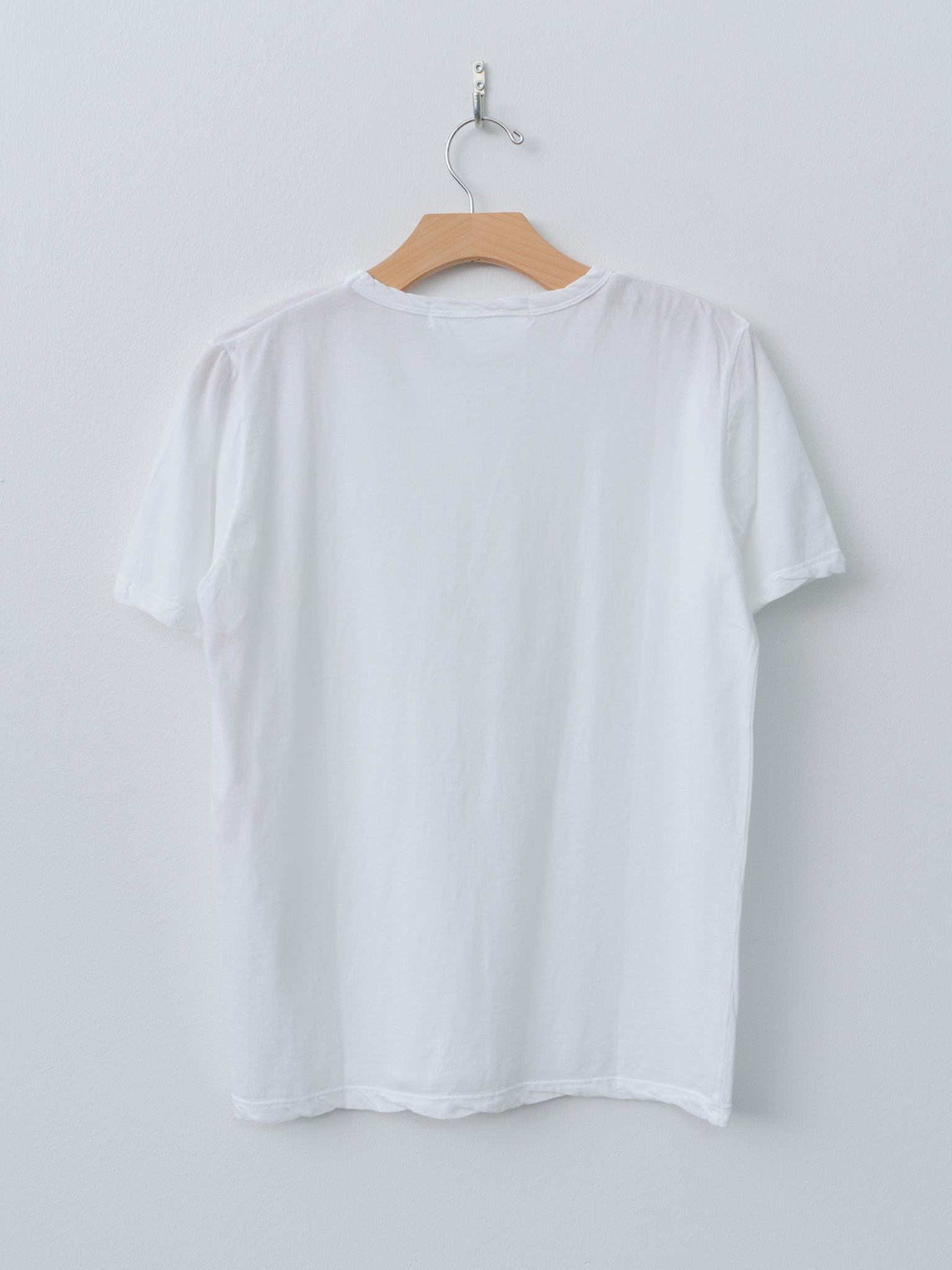 Namu Shop - Veritecoeur High Twist Jersey Crewneck T-Shirt - White