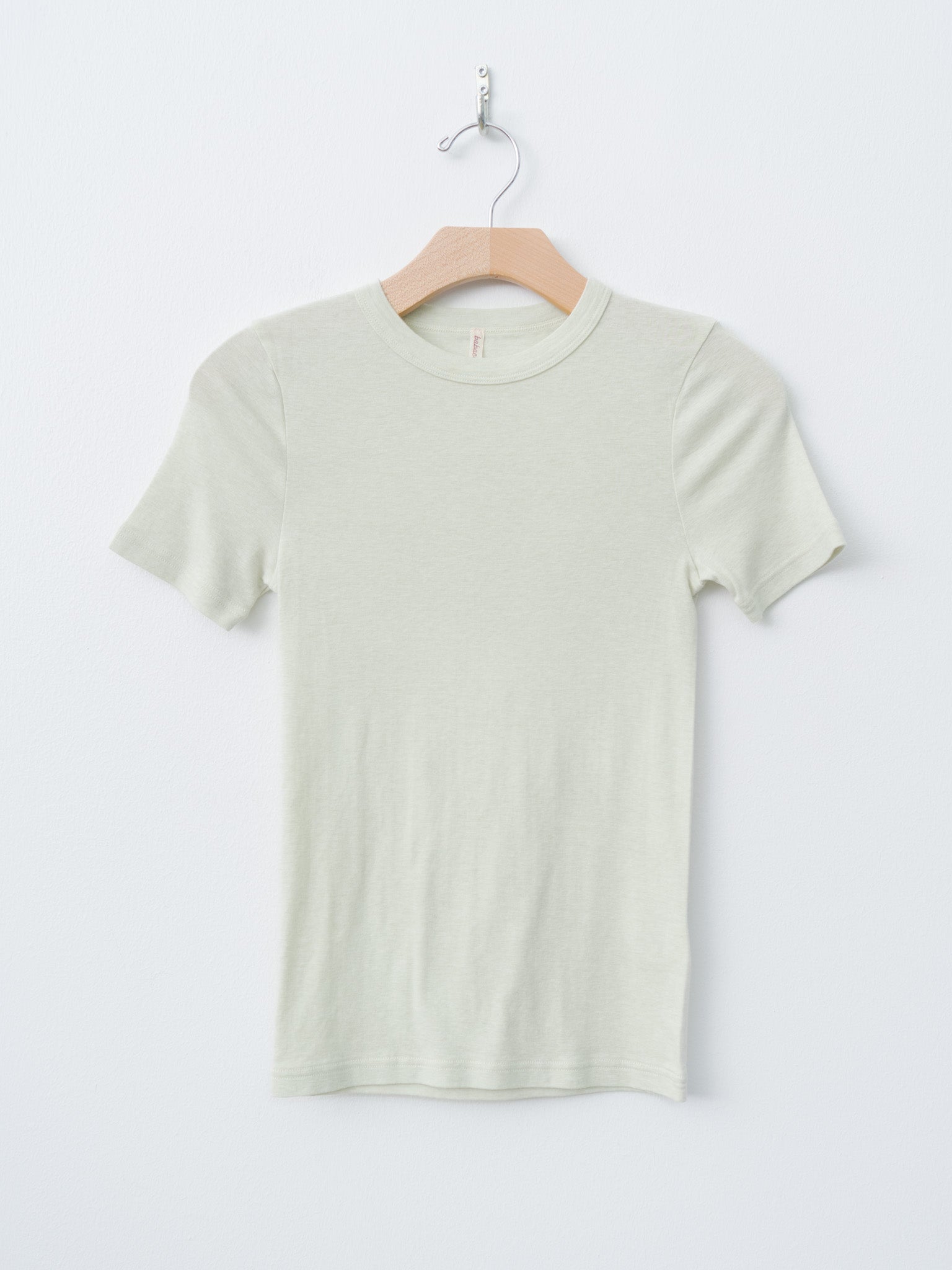 Namu Shop - Babaco Cotton Silk Basic T-Shirt - Sage