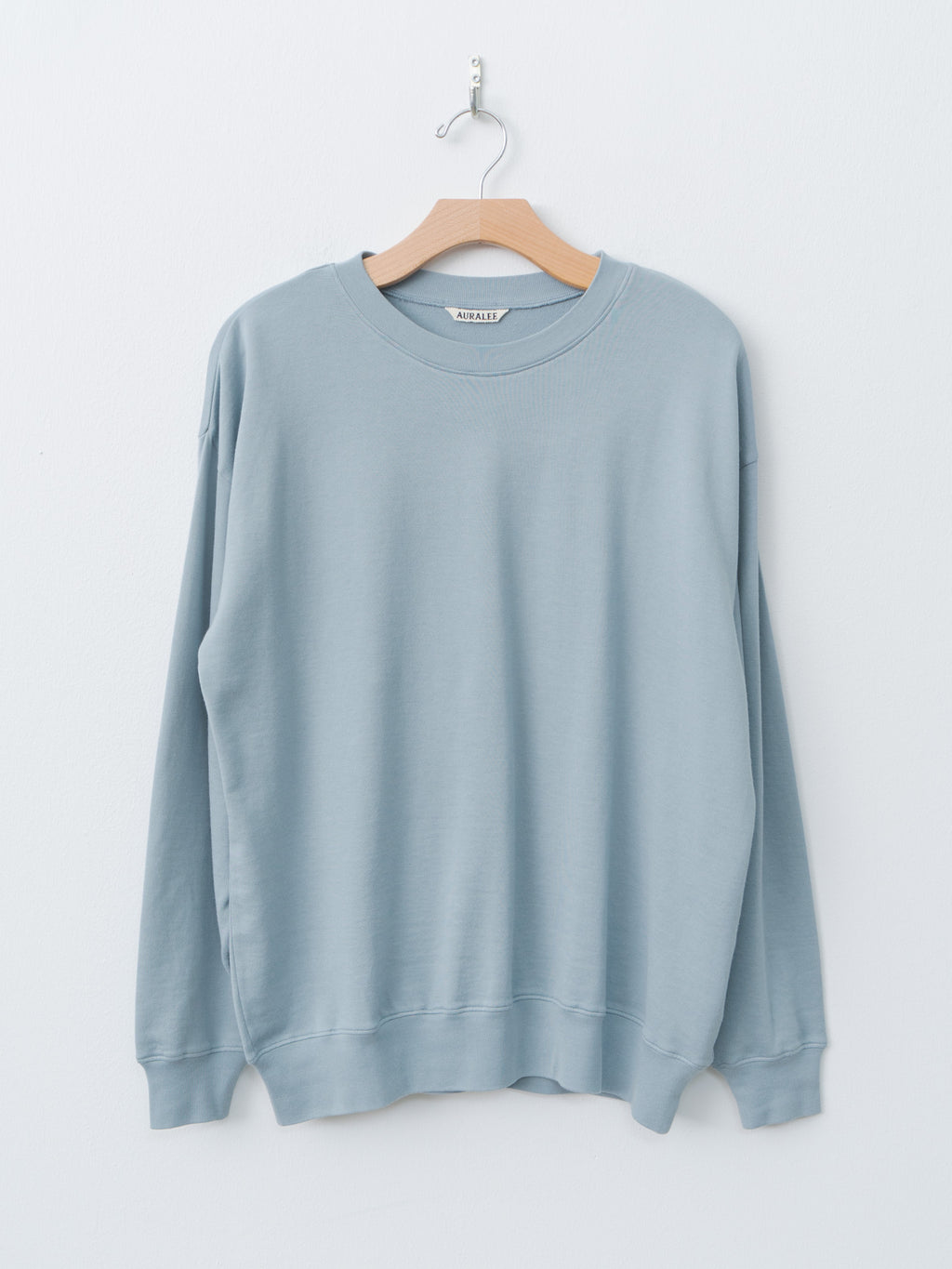 Namu Shop - Auralee Super High Gauge Sweat P/O - Blue Gray