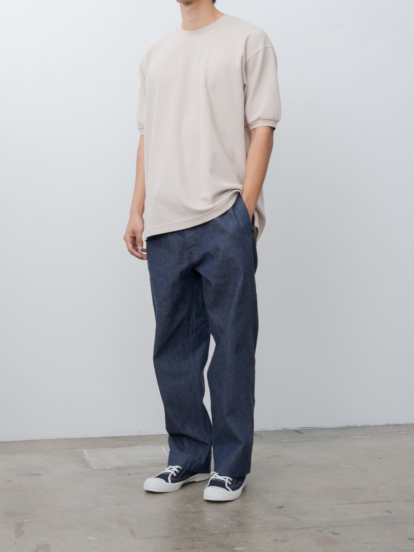 Namu Shop - ts(s) Cotton Poly Dry Jersey Big T-shirt - Ecru