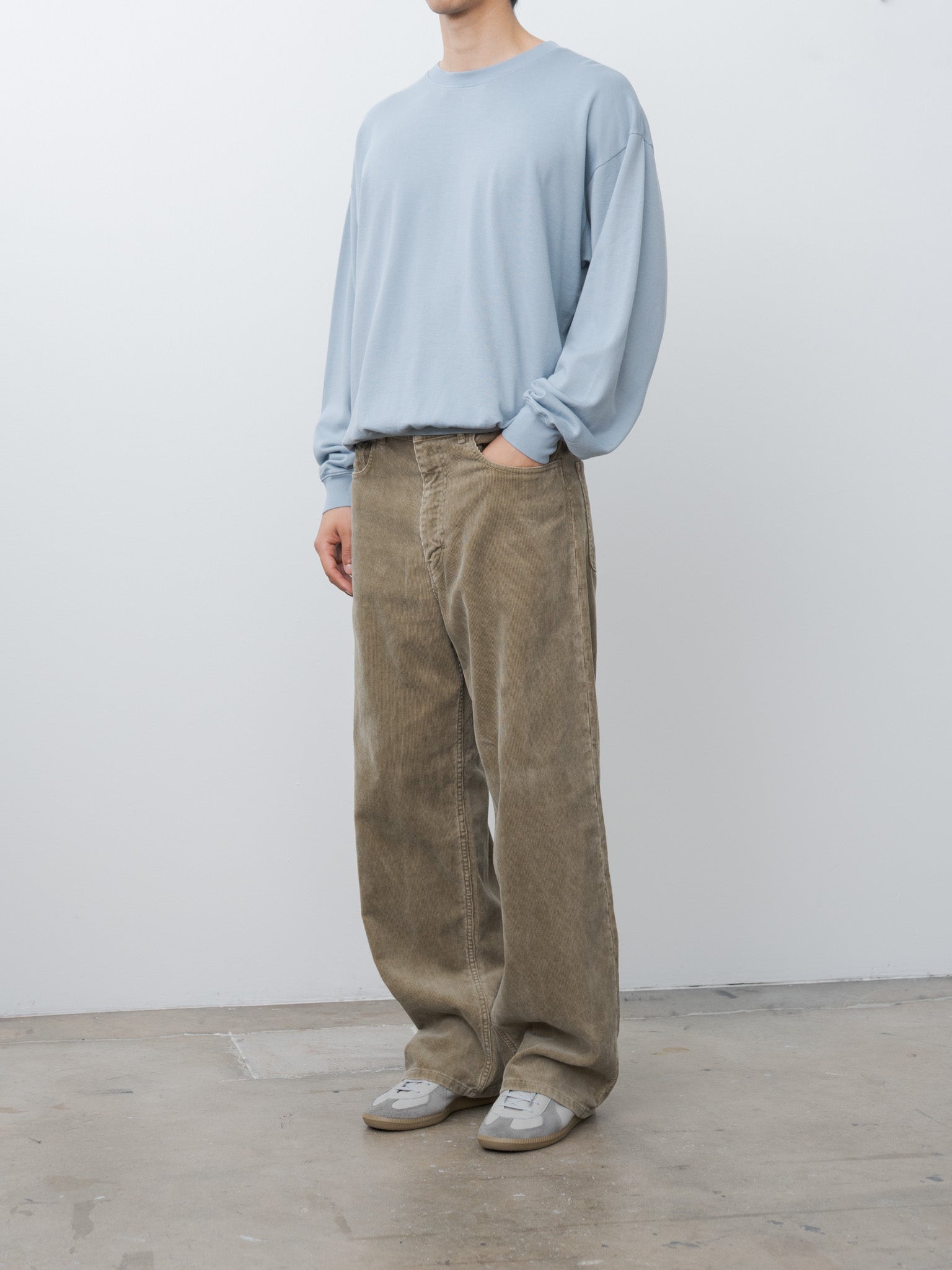 Namu Shop - Auralee Super High Gauge Sweat P/O - Blue Gray