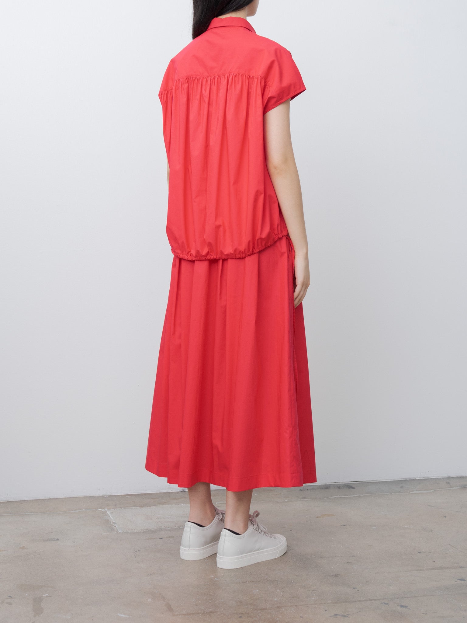 Namu Shop - Nicholson & Nicholson LOLA-POPLIN Skirt - Red