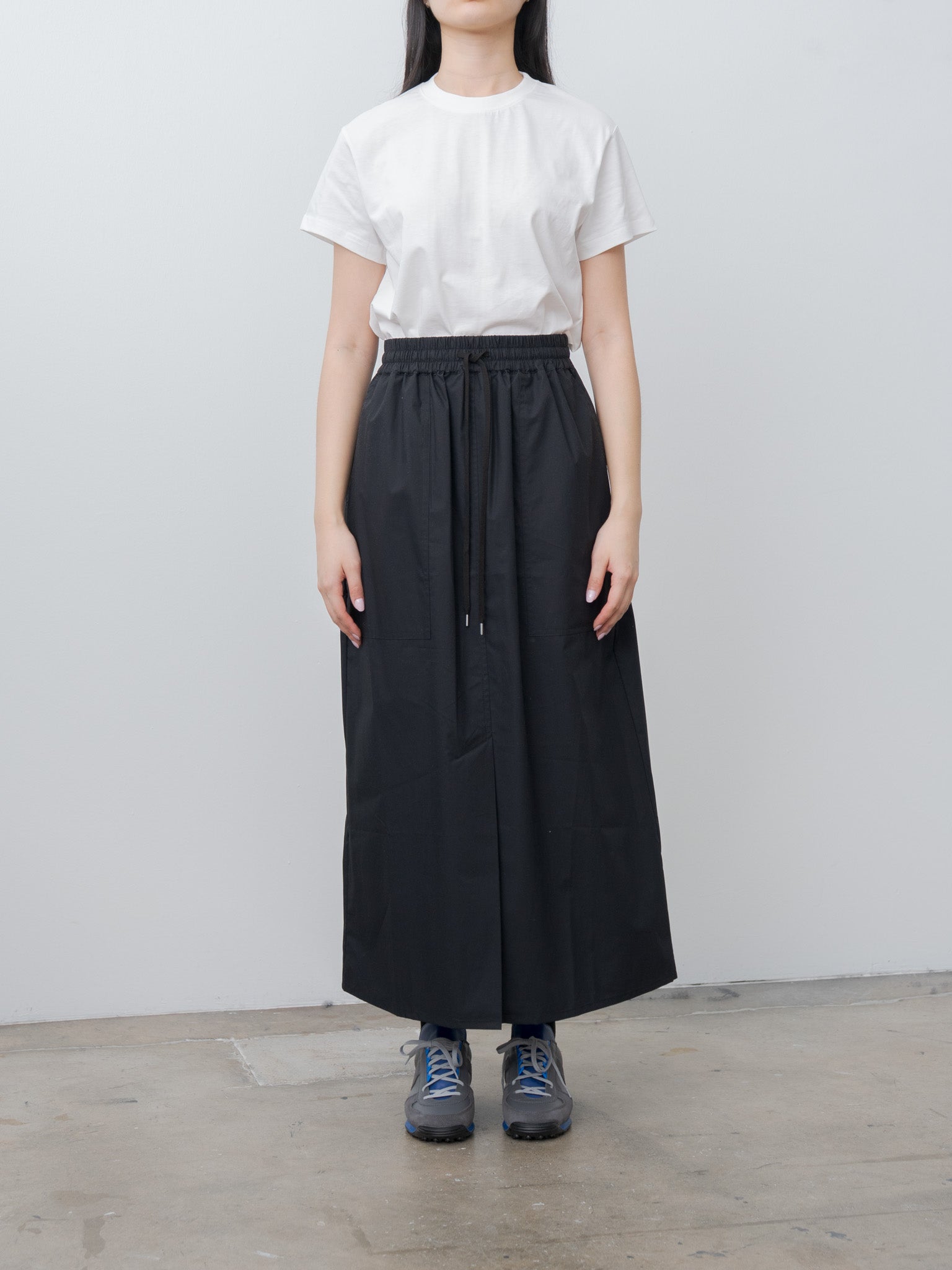 Namu Shop - Studio Nicholson OATES Skirt - Darkest Navy