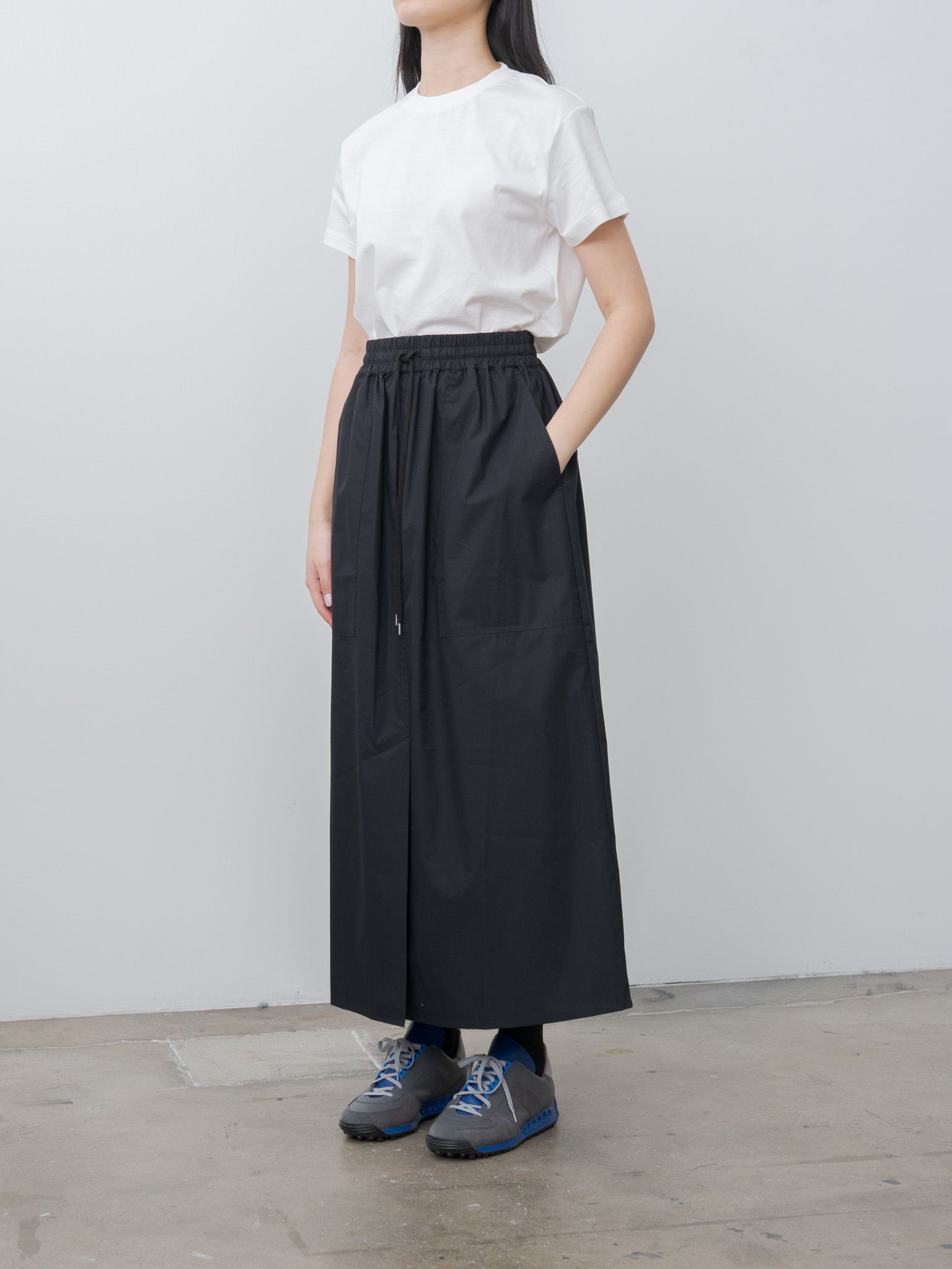 Namu Shop - Studio Nicholson OATES Skirt - Darkest Navy