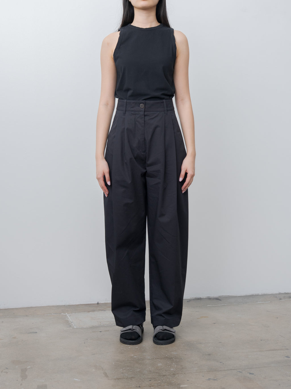 Namu Shop - Studio Nicholson ACUNA Trousers - Darkest Navy