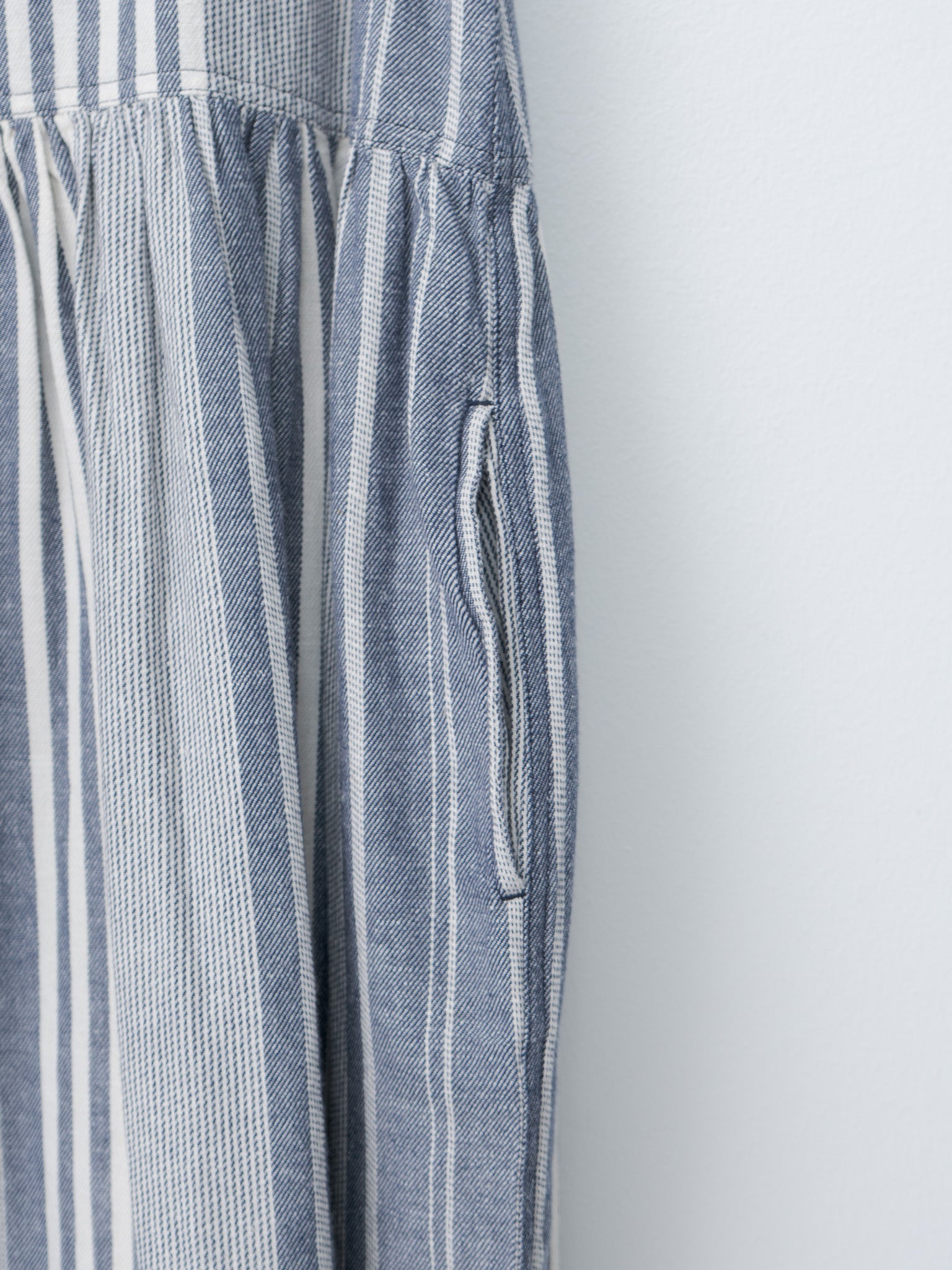 Namu Shop - Ichi Antiquites India Random Stripe Dress - Navy