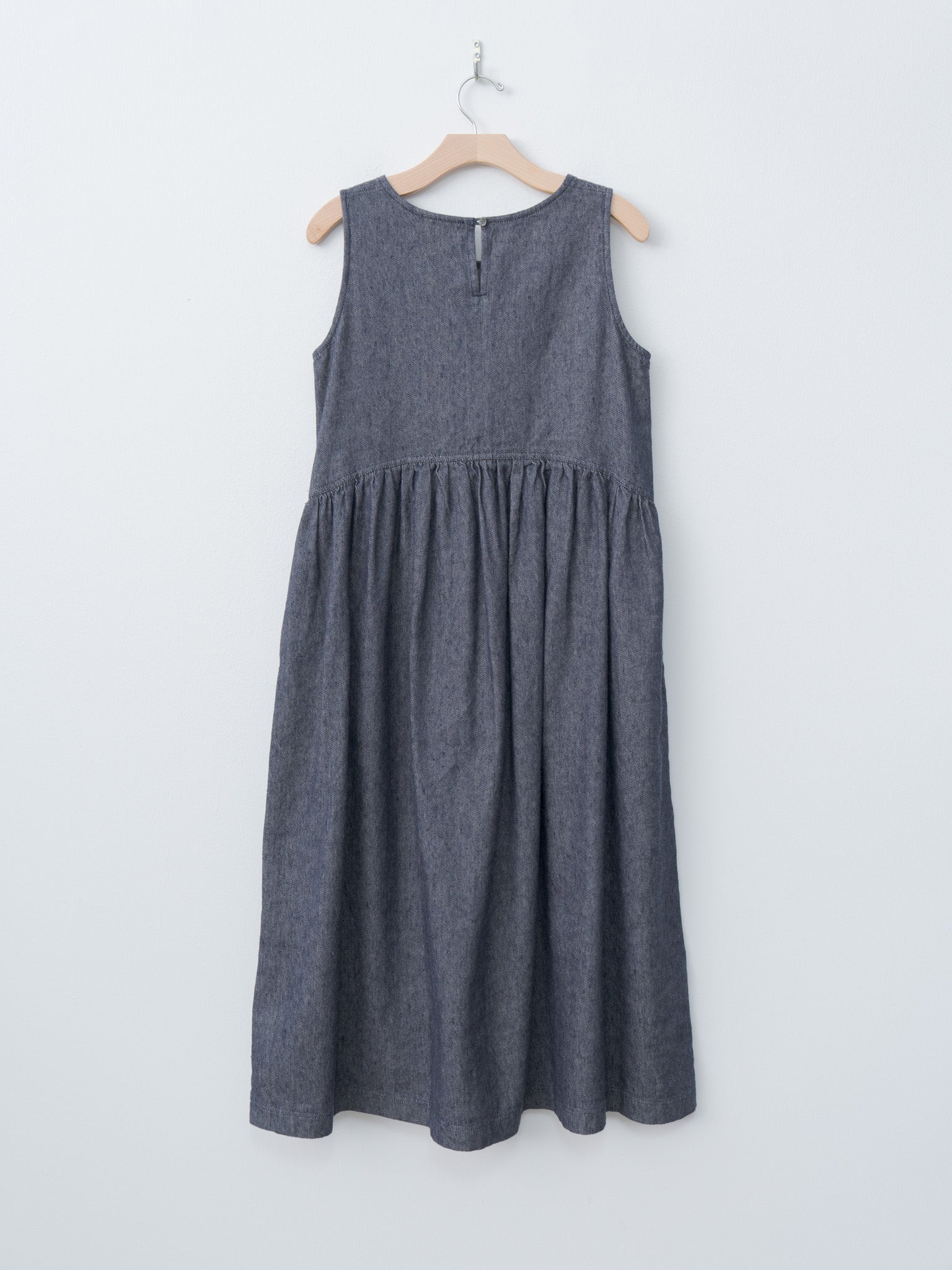 Namu Shop - Ichi Antiquites C/L Denim Dress - Navy
