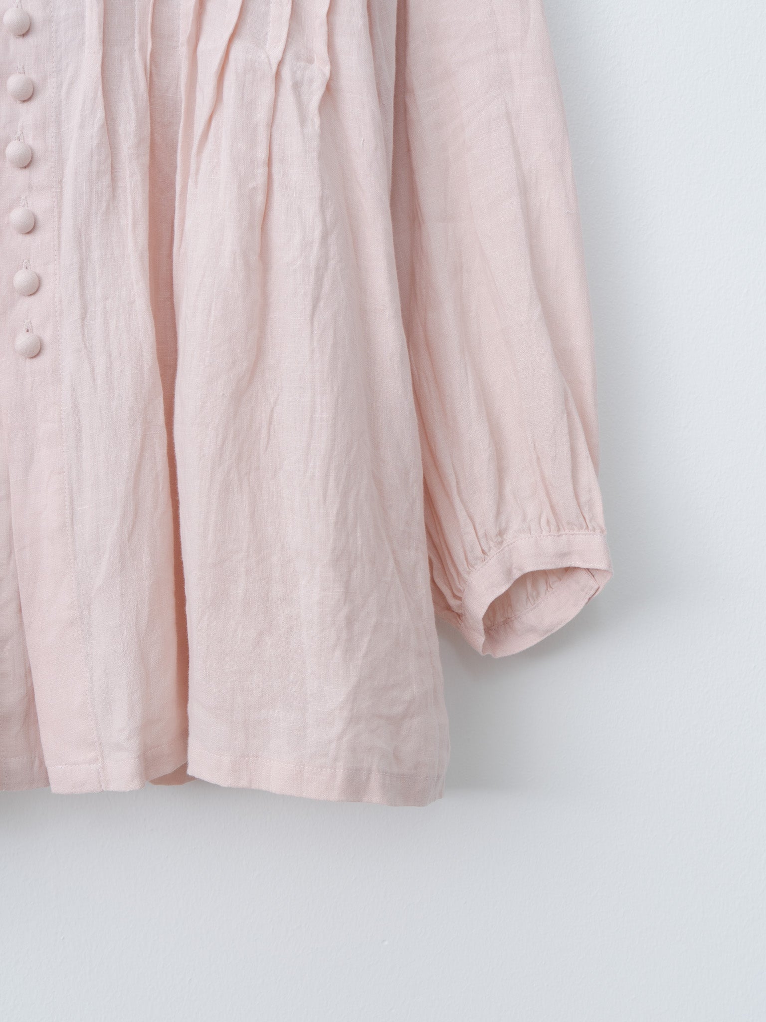 Namu Shop - Ichi Antiquites French Linen Shirt - Pink