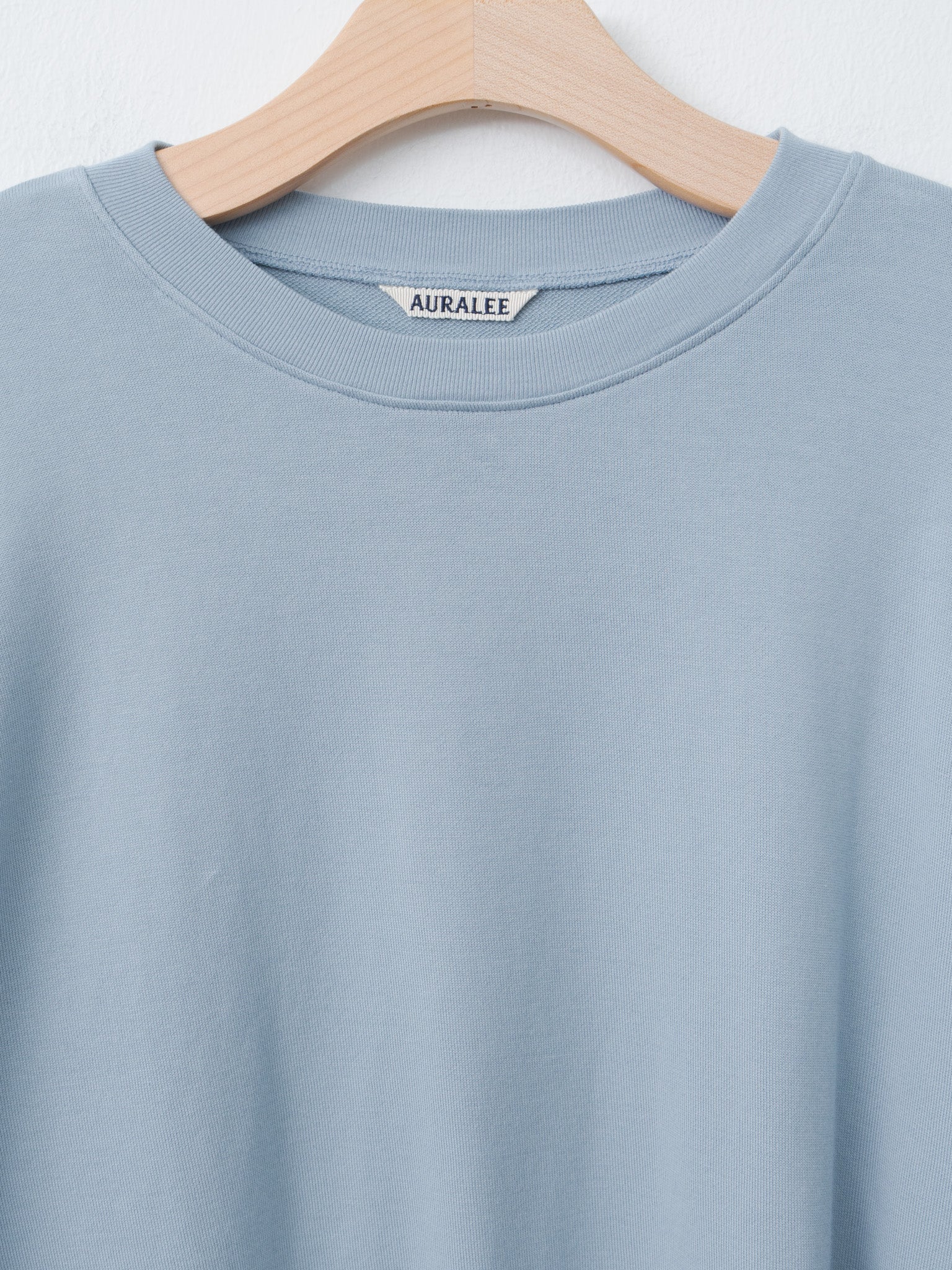 Namu Shop - Auralee Super High Gauge Sweat P/O - Blue Gray
