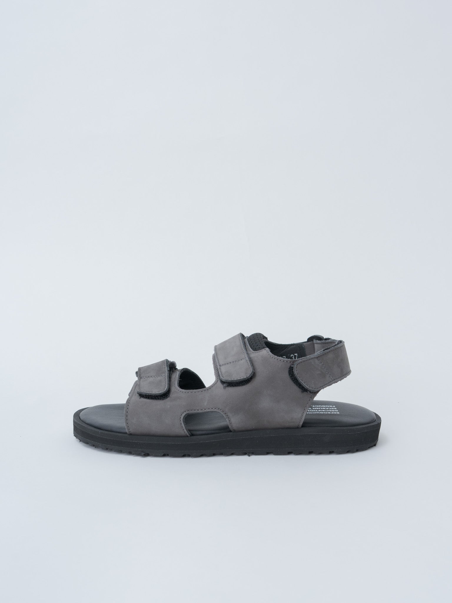 Namu Shop - Reproduction of Found 1837NL British Military Sandal - Dark Gray Nubuck (men's)