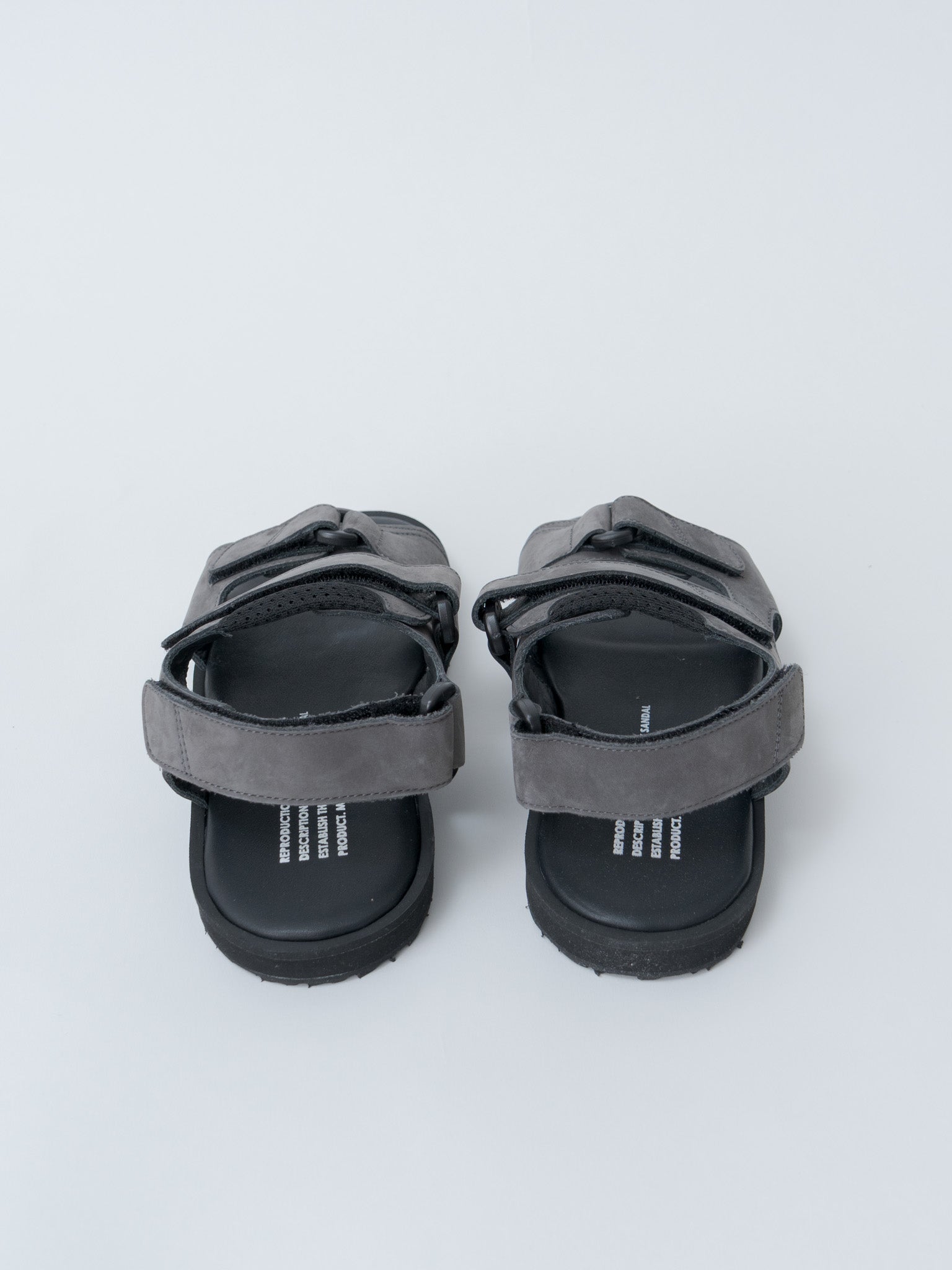 Namu Shop - Reproduction of Found 1837NL British Military Sandal - Dark Gray Nubuck (men's)