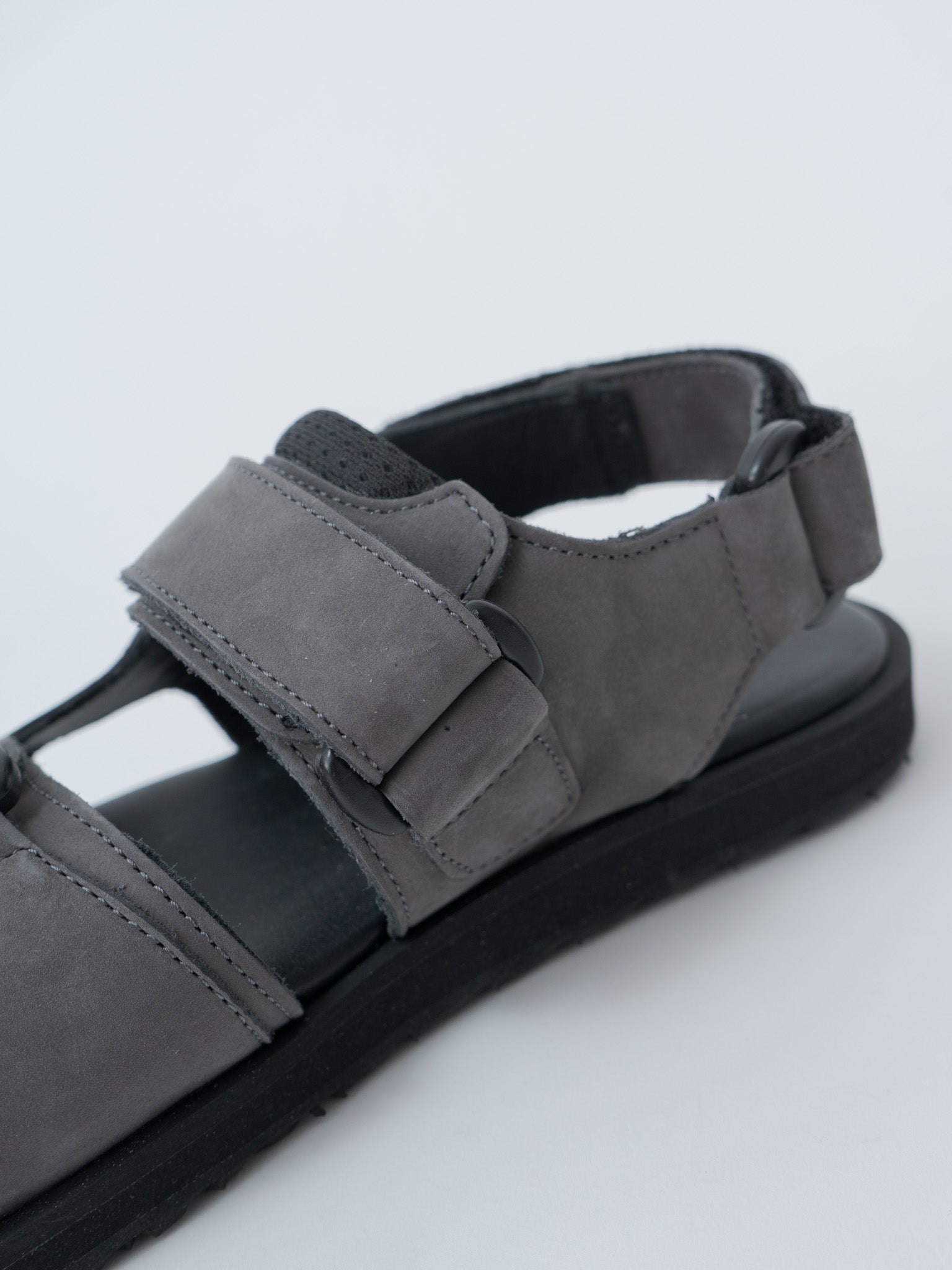 Namu Shop - Reproduction of Found 1837NL British Military Sandal - Dark Gray Nubuck (men's)