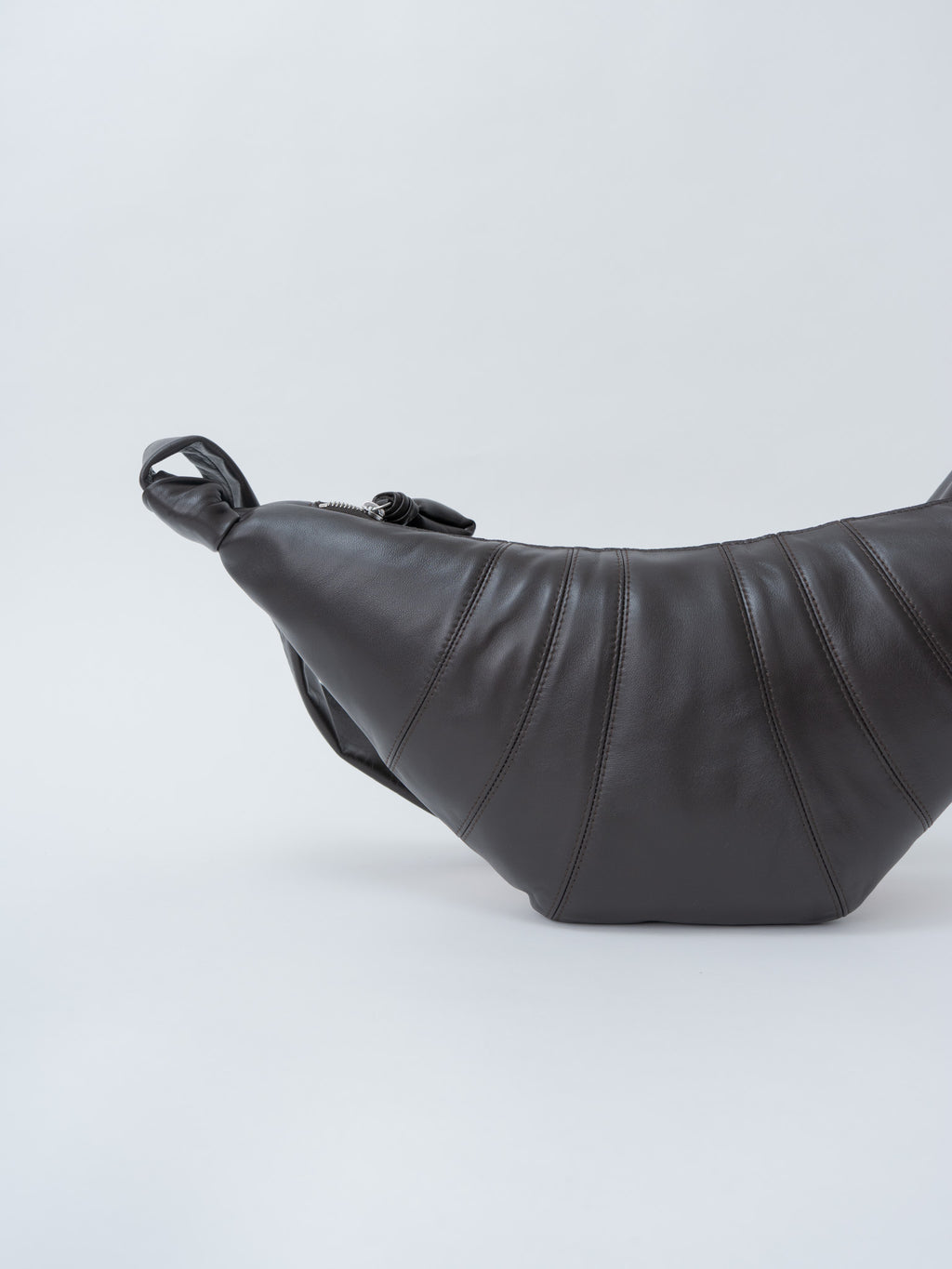 Namu Shop - Lemaire Medium Croissant Bag - Dark Chocolate (soft nappa leather)