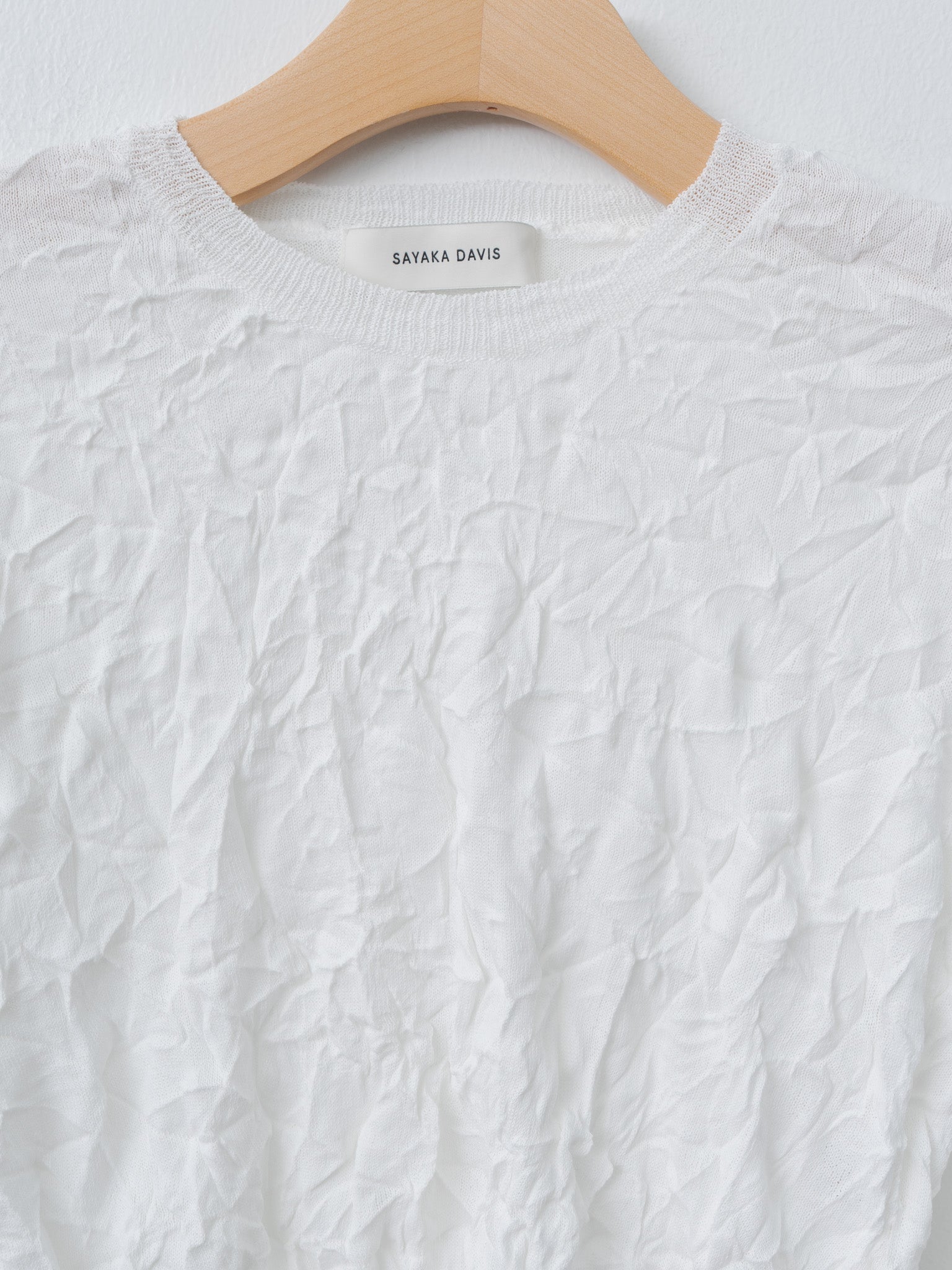 Namu Shop - Sayaka Davis Crinkled Pullover - White