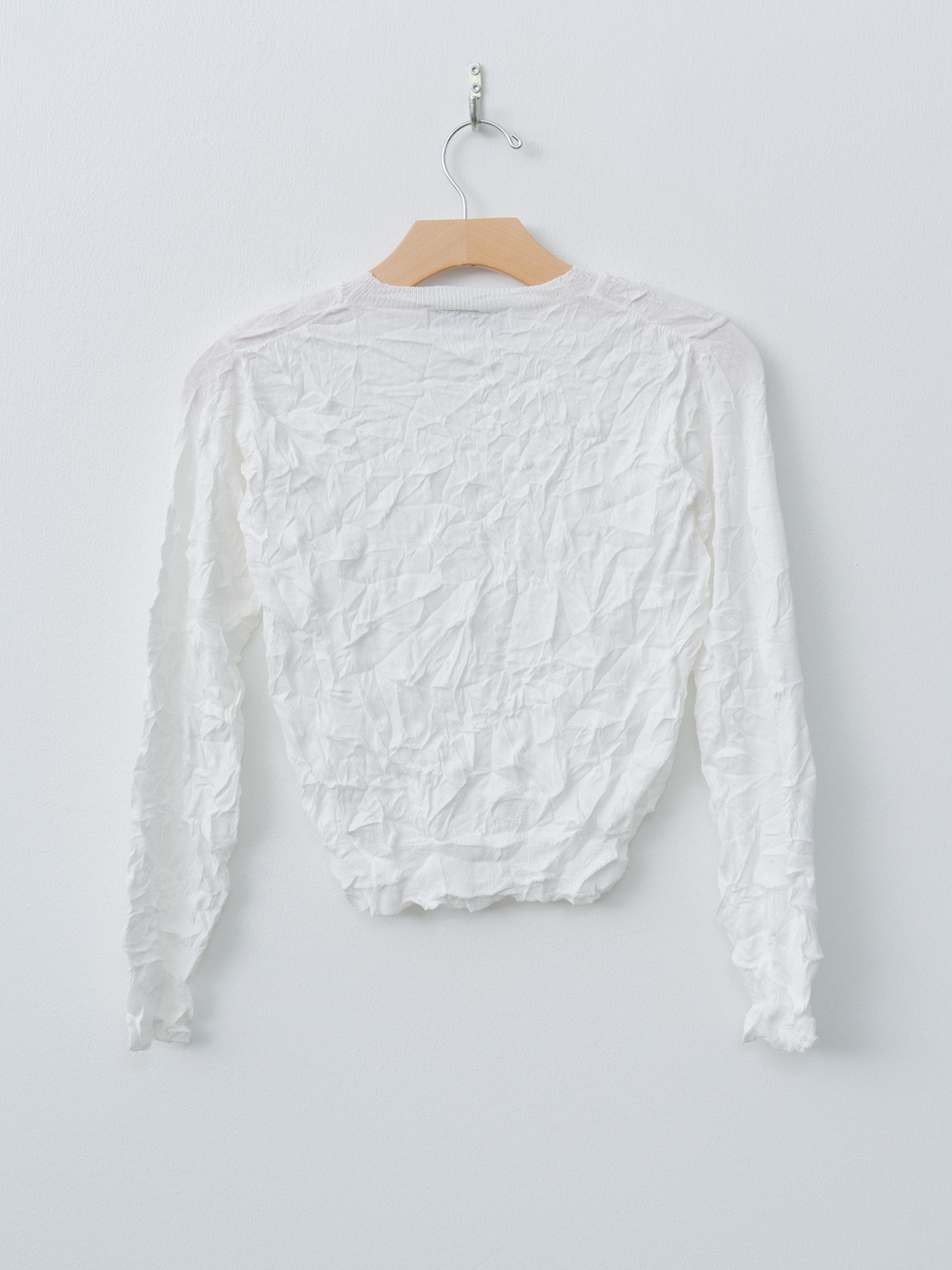 Namu Shop - Sayaka Davis Crinkled Pullover - White