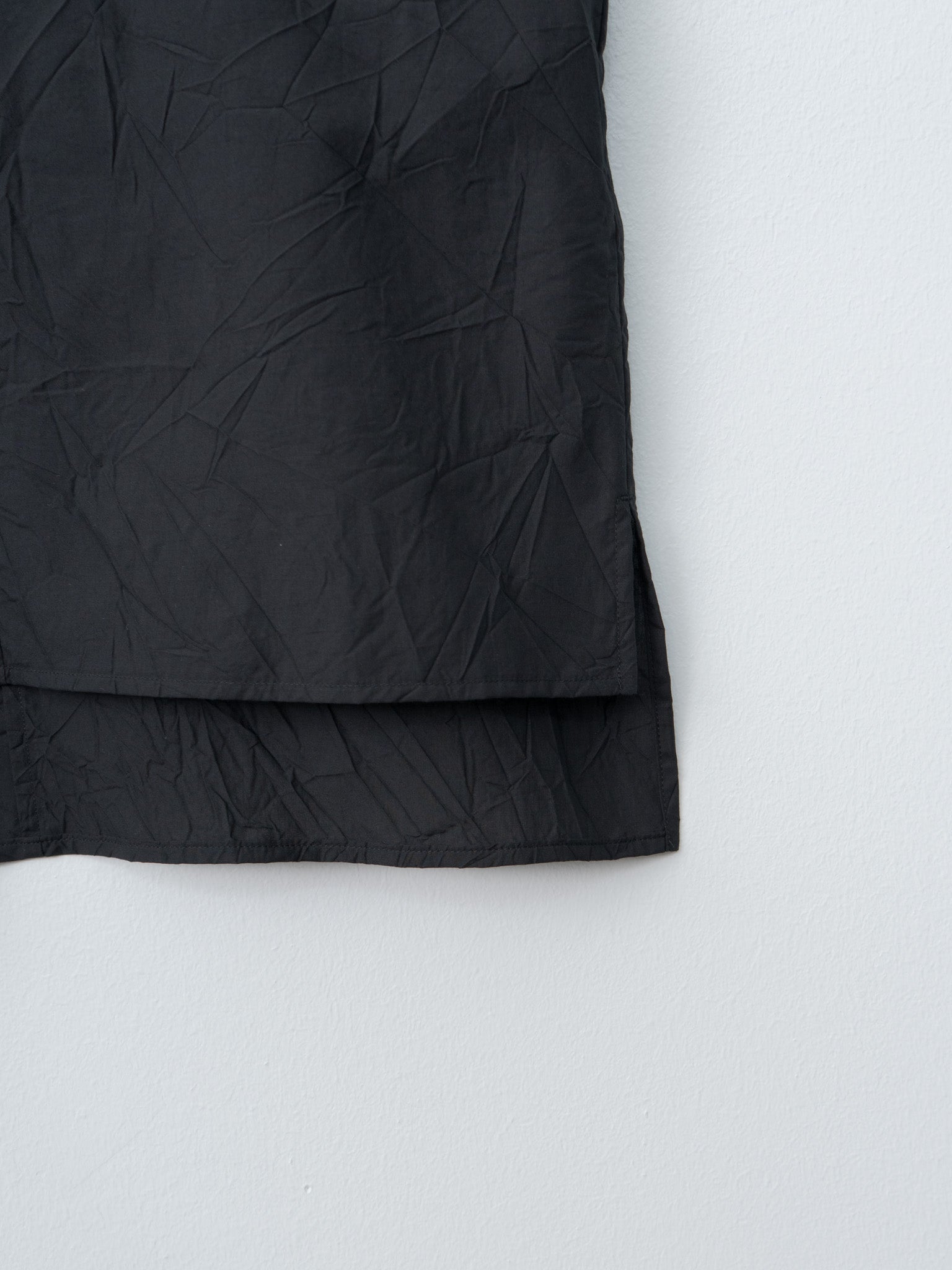 Namu Shop - Aton Catch Washer Cotton Tank Top Pullover - Black