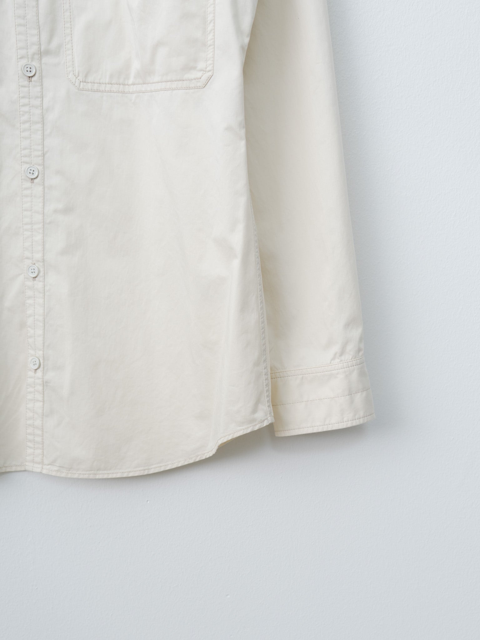 Namu Shop - Lemaire Fitted Shirt - Creamy White