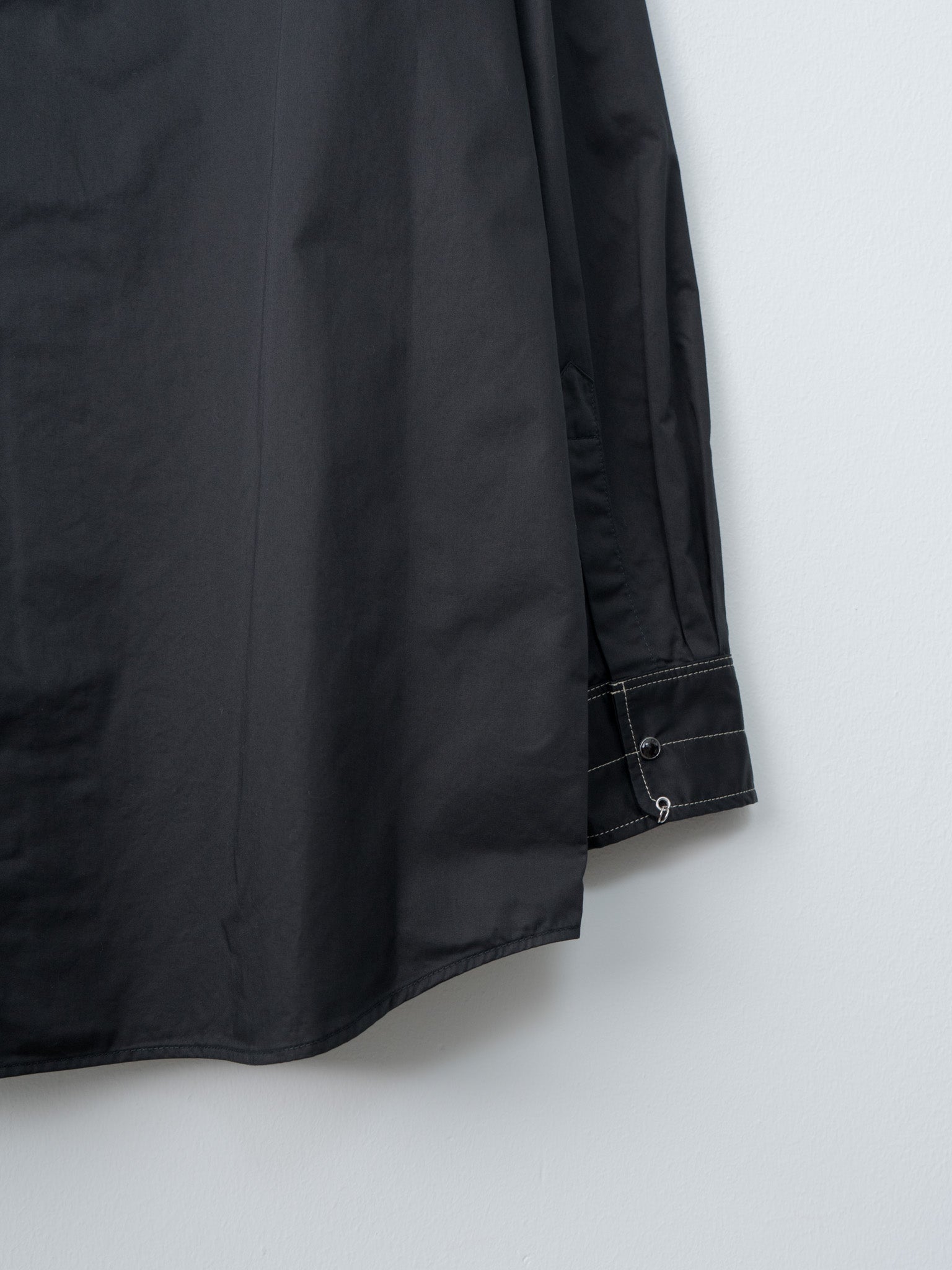 Namu Shop - Lemaire Embellished Metal Shirt - Black