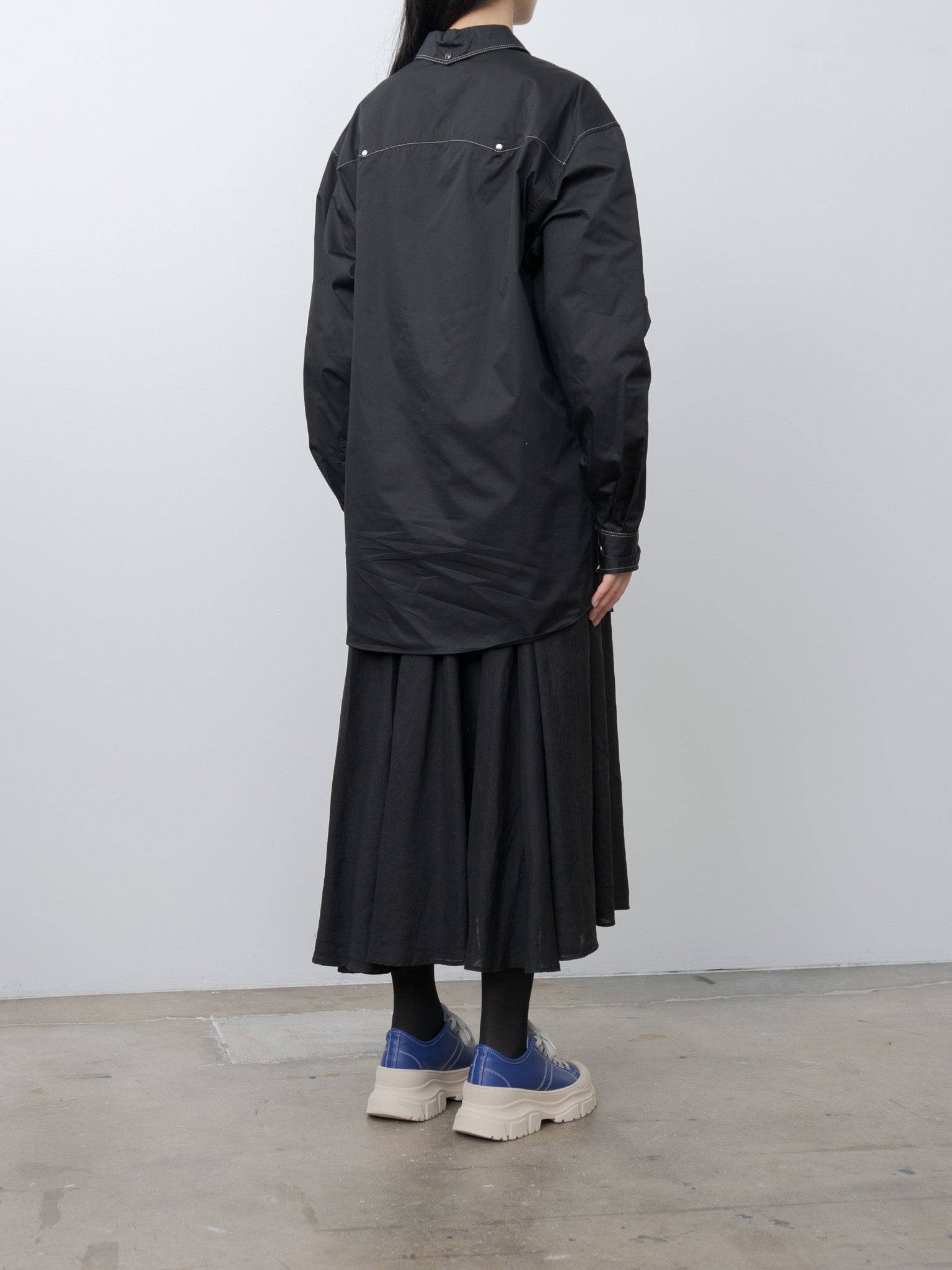 Namu Shop - Lemaire Embellished Metal Shirt - Black