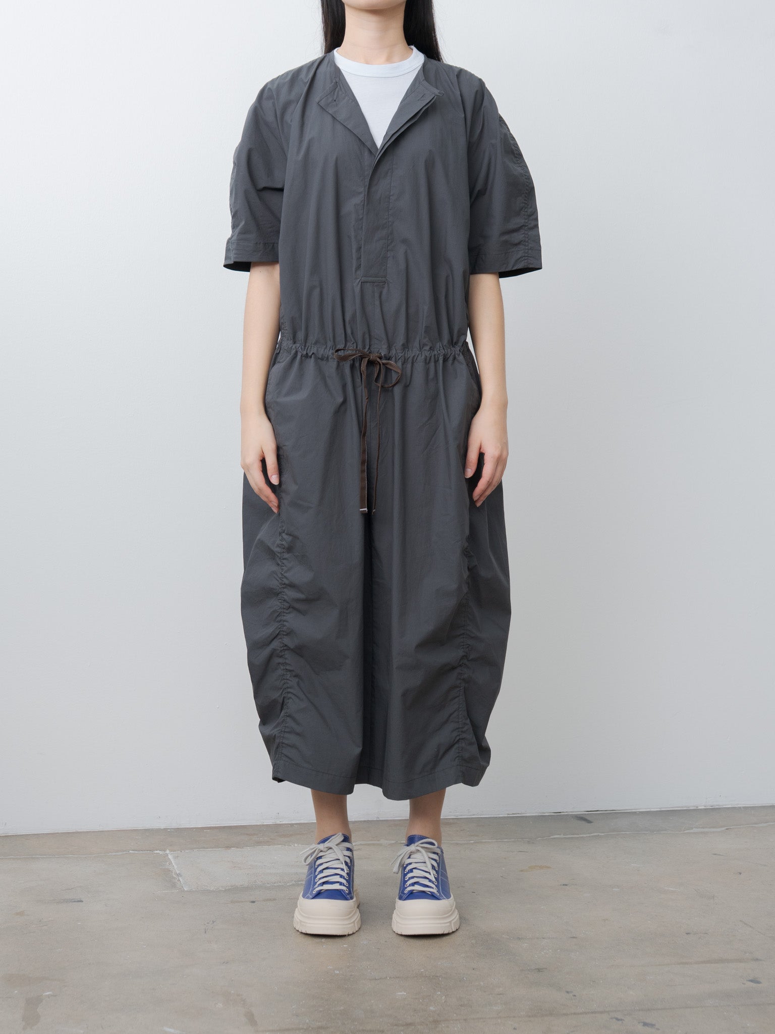 Namu Shop - Lemaire Parachute Dress - Charcoal