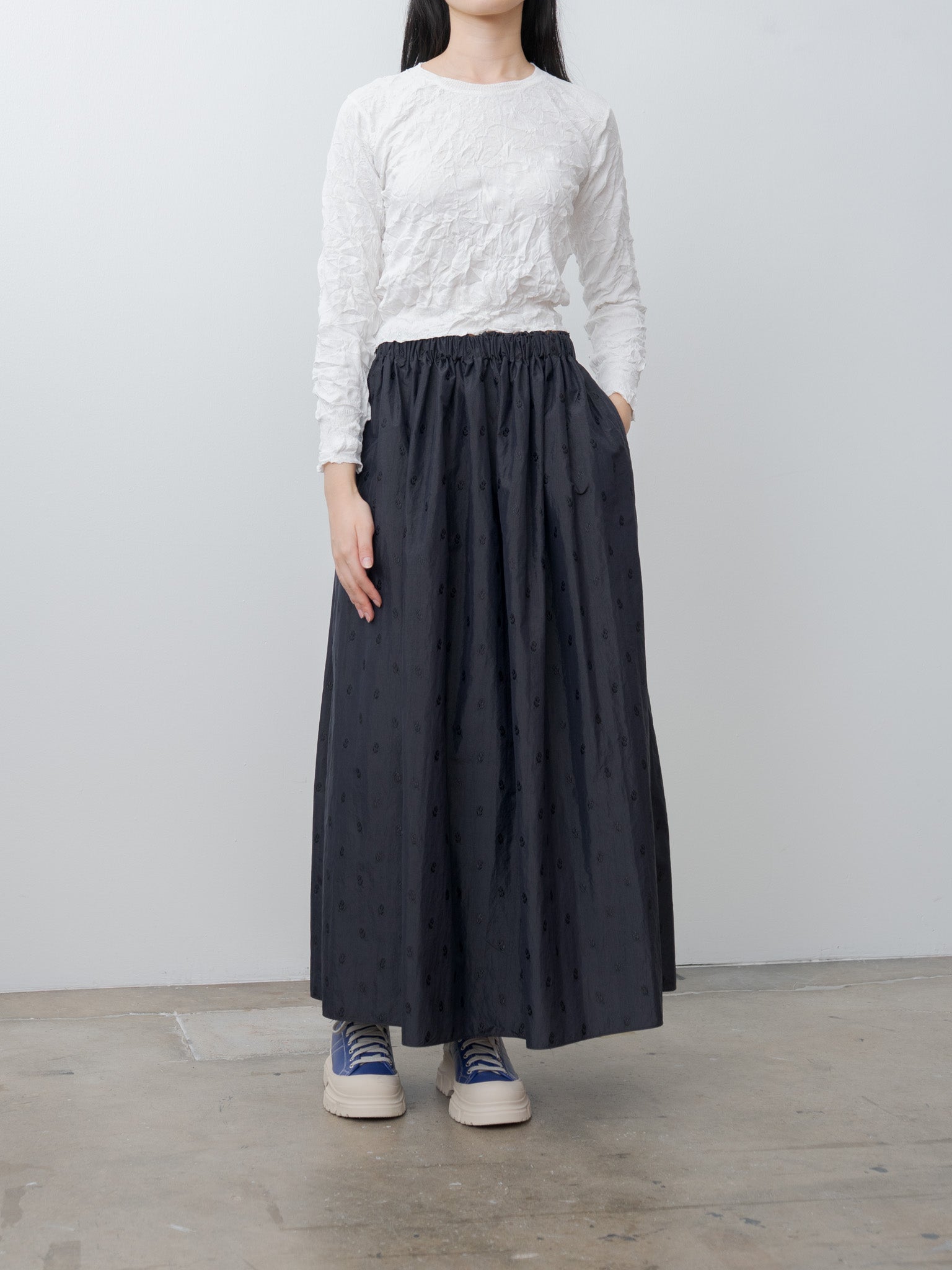 Namu Shop - Eleph Some Skirt - Navy