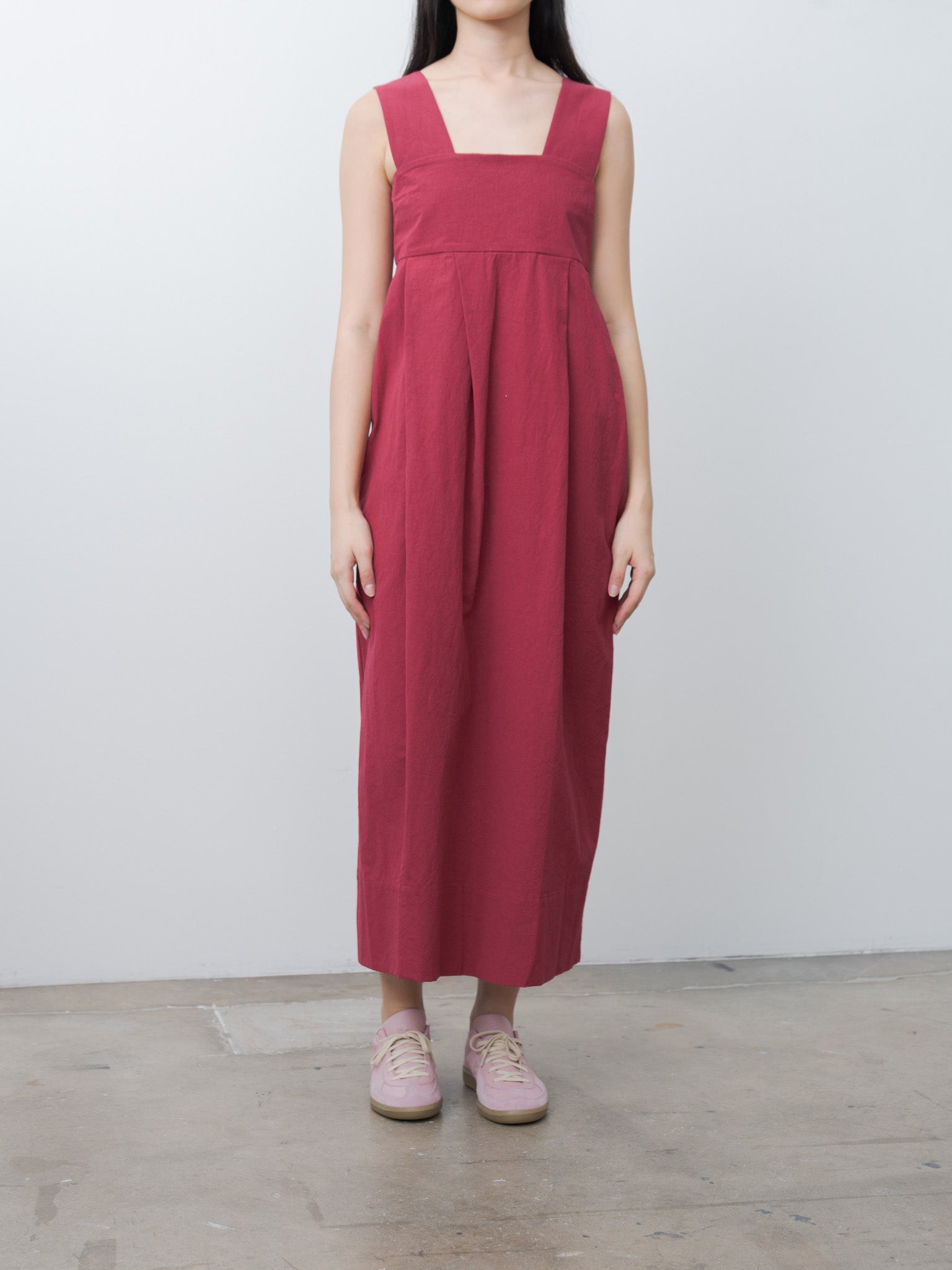 Namu Shop - Sayaka Davis Thick Strap Dress - Cherry
