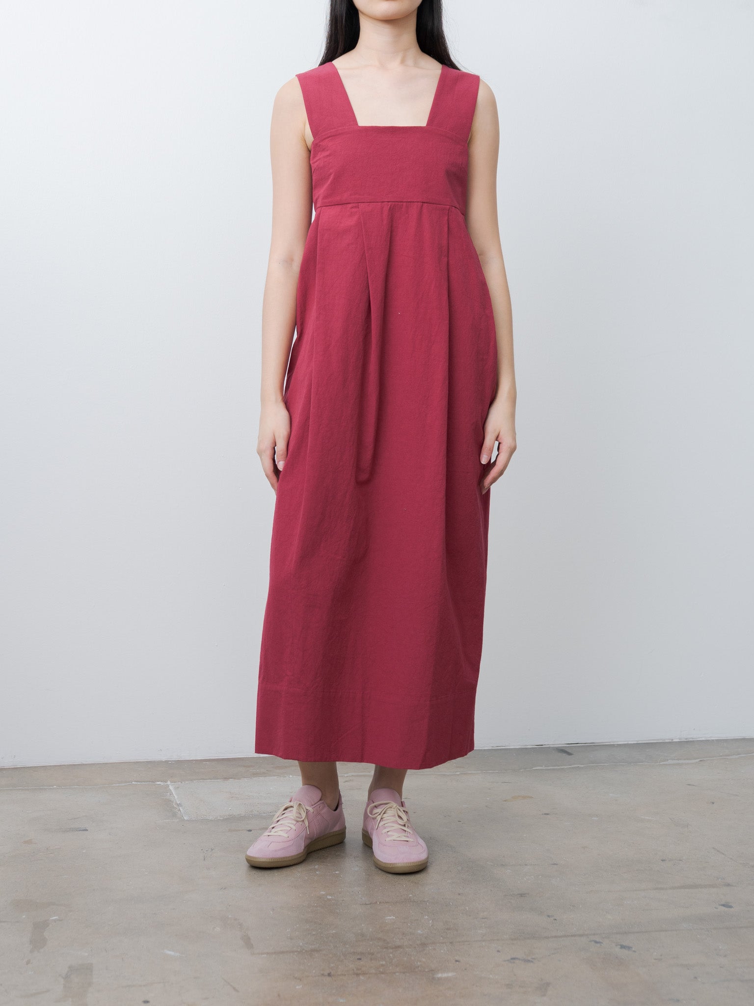 Namu Shop - Sayaka Davis Thick Strap Dress - Cherry