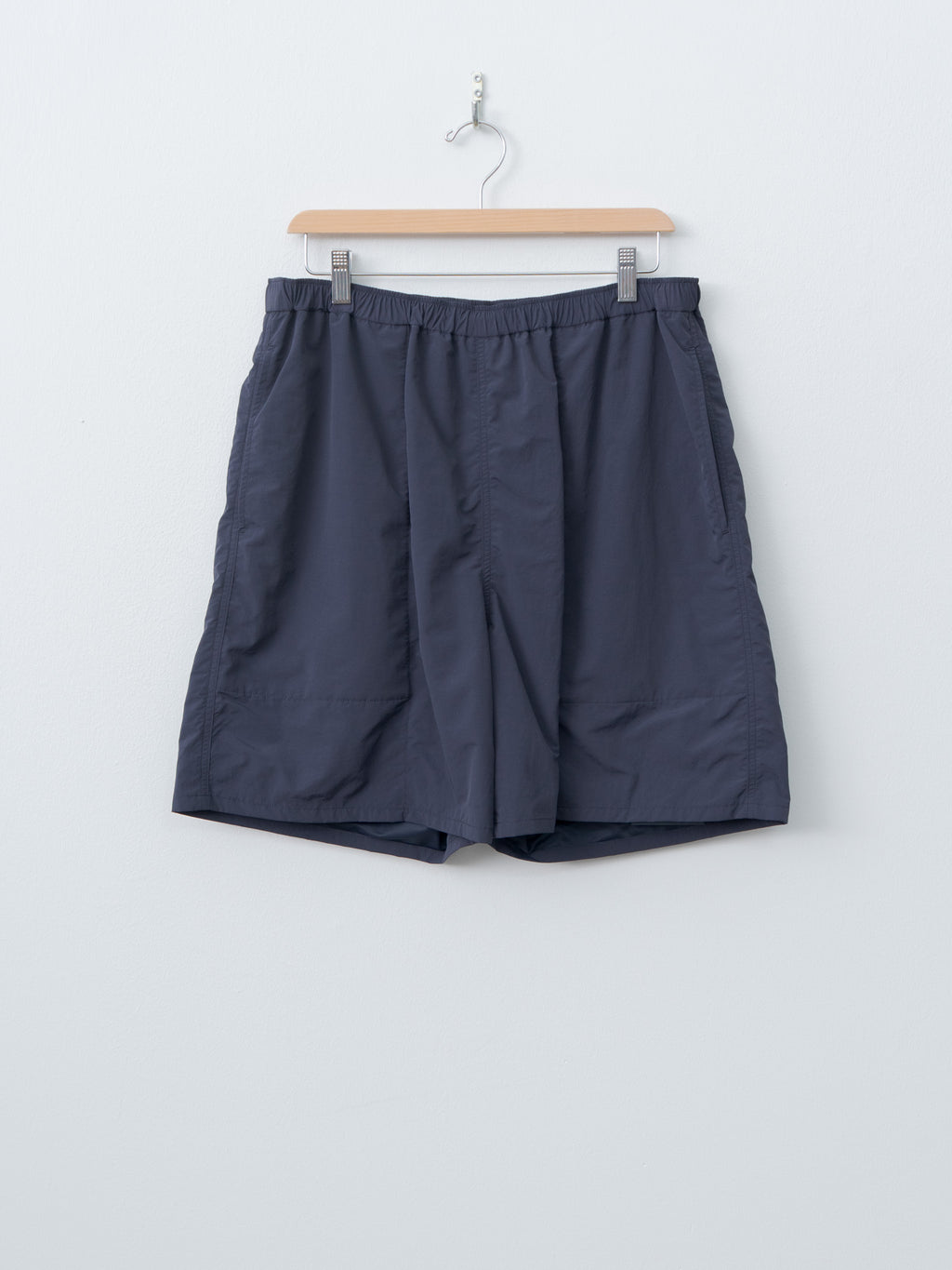 Recycle Nylon Mix Taffeta Shorts - Navy