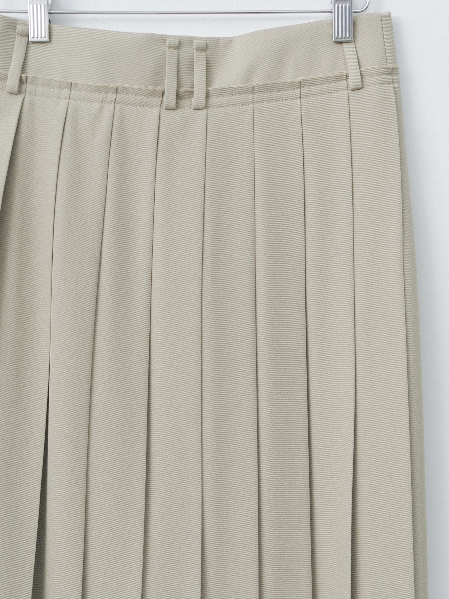 ◆ojos◆ Layered Yoke Skirt Khaki 21HS-1-SK02- KK Originality Women's Front Yoke Midi Skirt | Sheplers