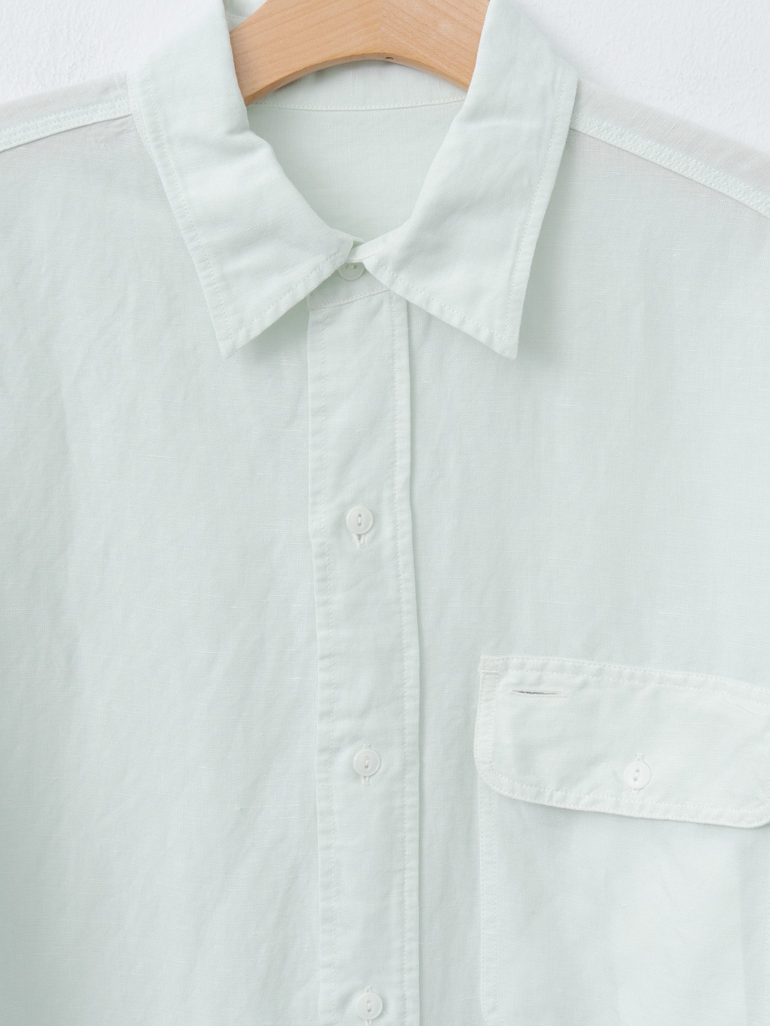 Namu Shop - Yleve Viscose Linen Shirt - Sax