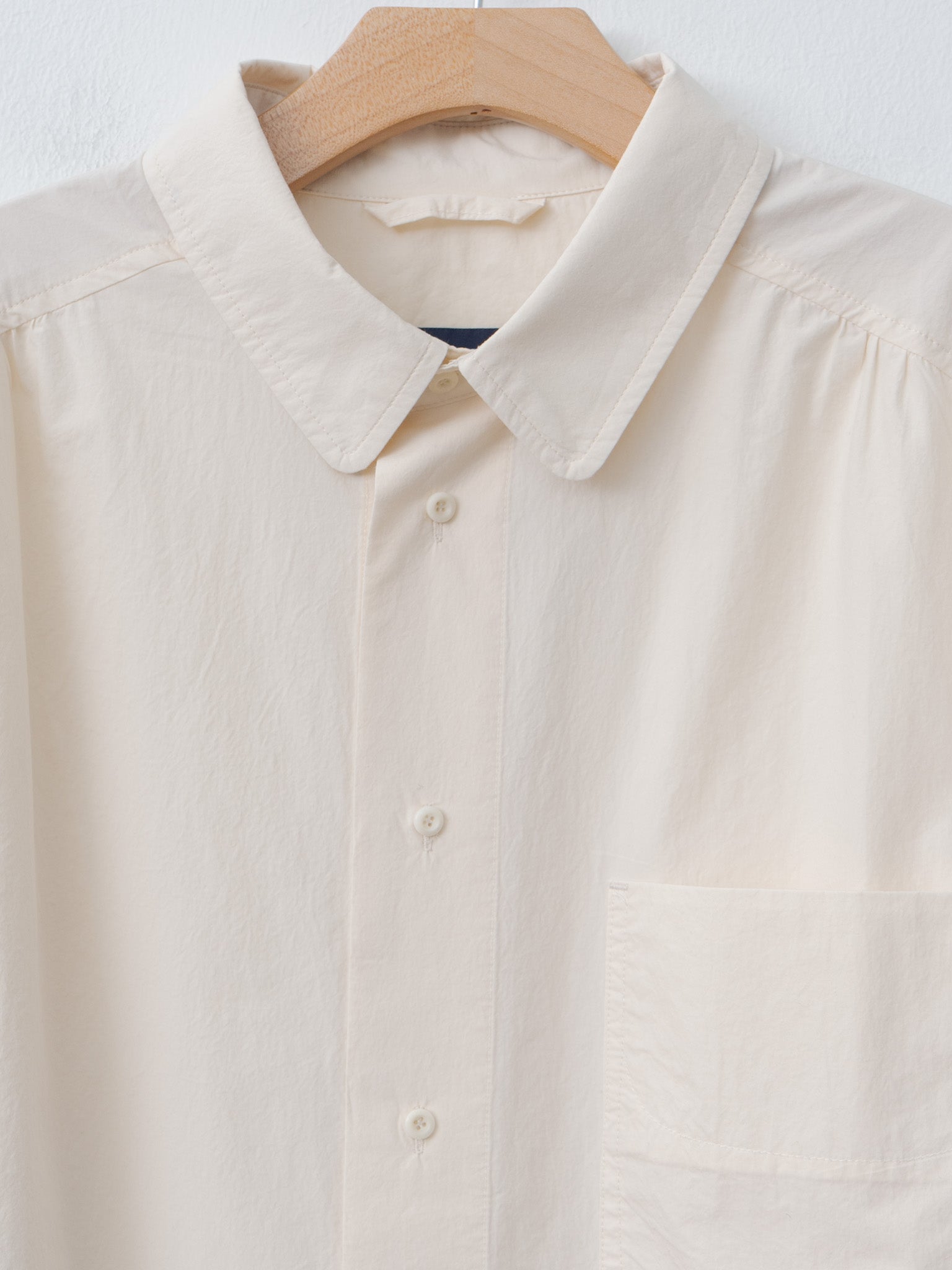 Namu Shop - Document Pocket Relaxed Shirt - Ivory