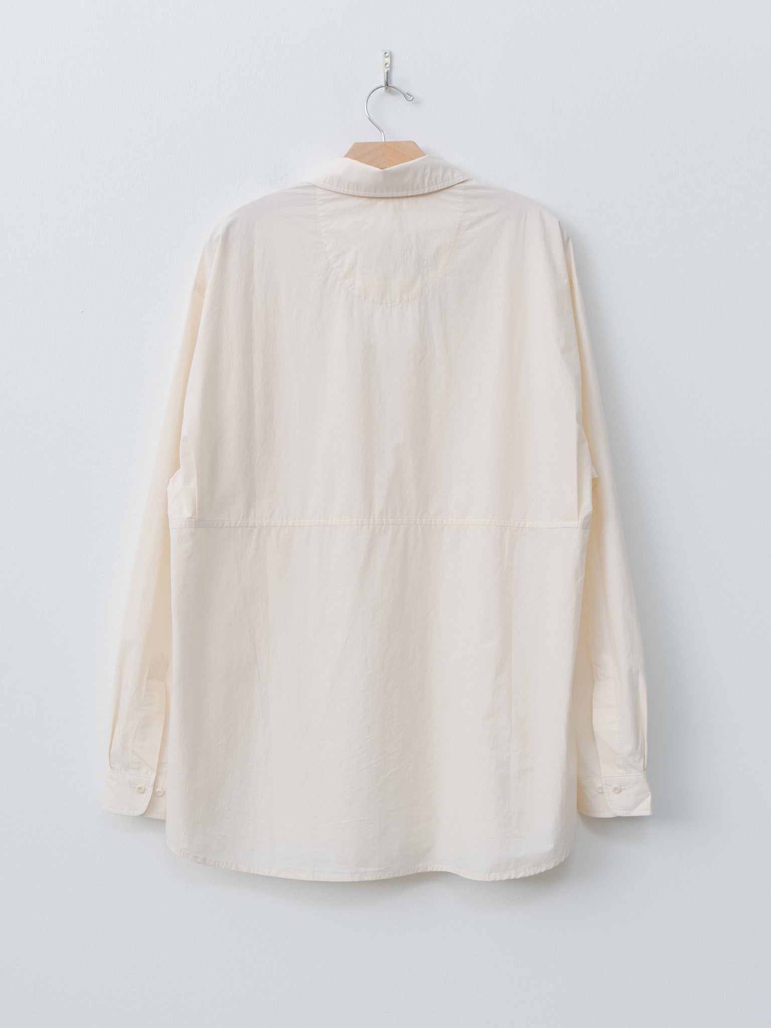 Namu Shop - Document Pocket Relaxed Shirt - Ivory