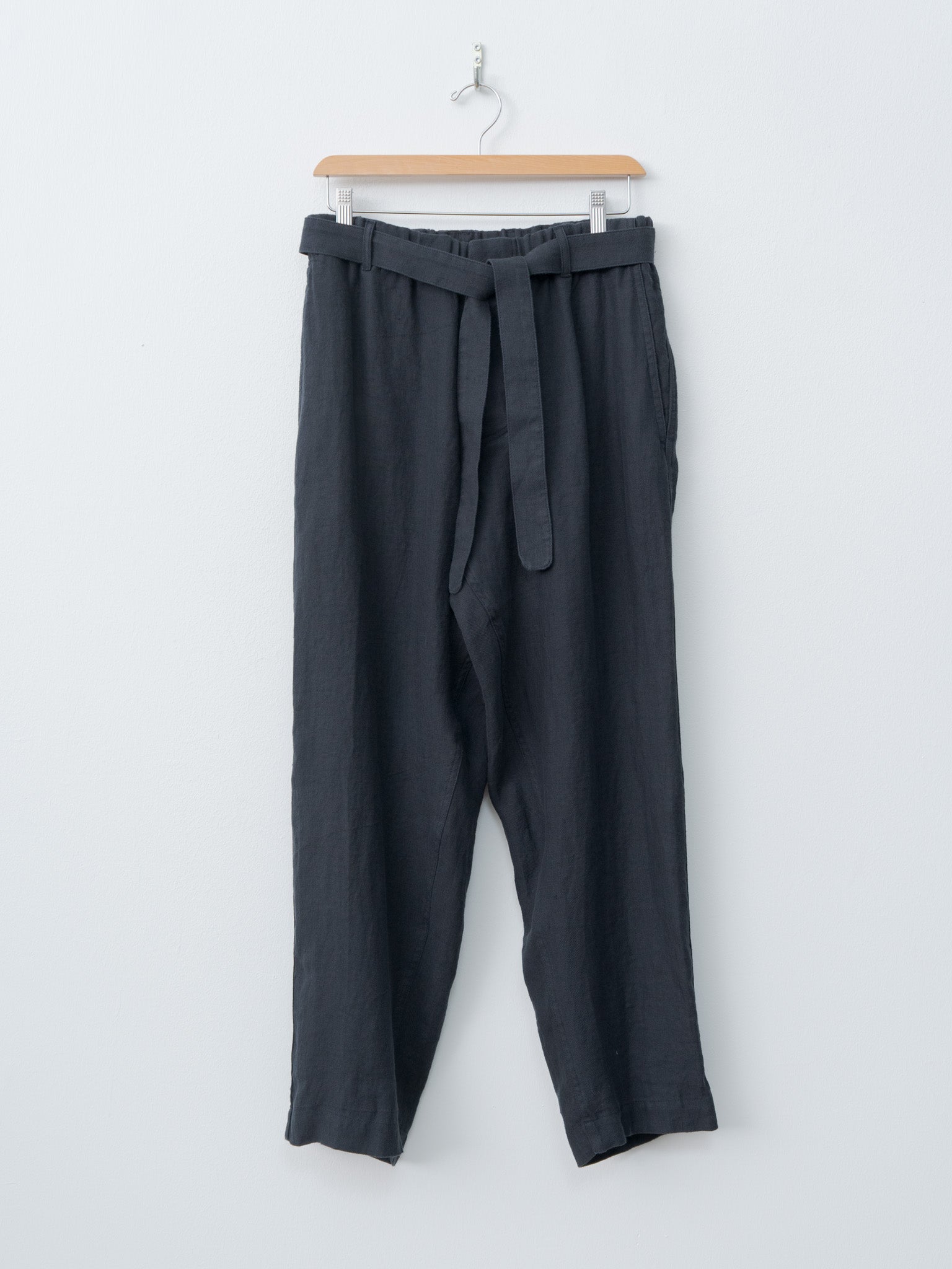 Namu Shop - Document Linen Relaxed Pants - Navy