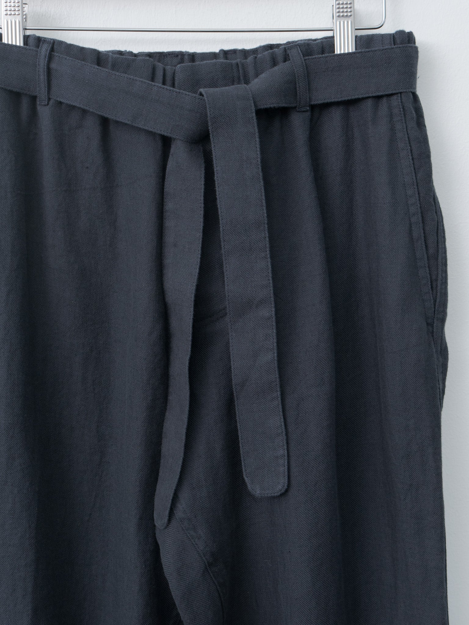 Namu Shop - Document Linen Relaxed Pants - Navy