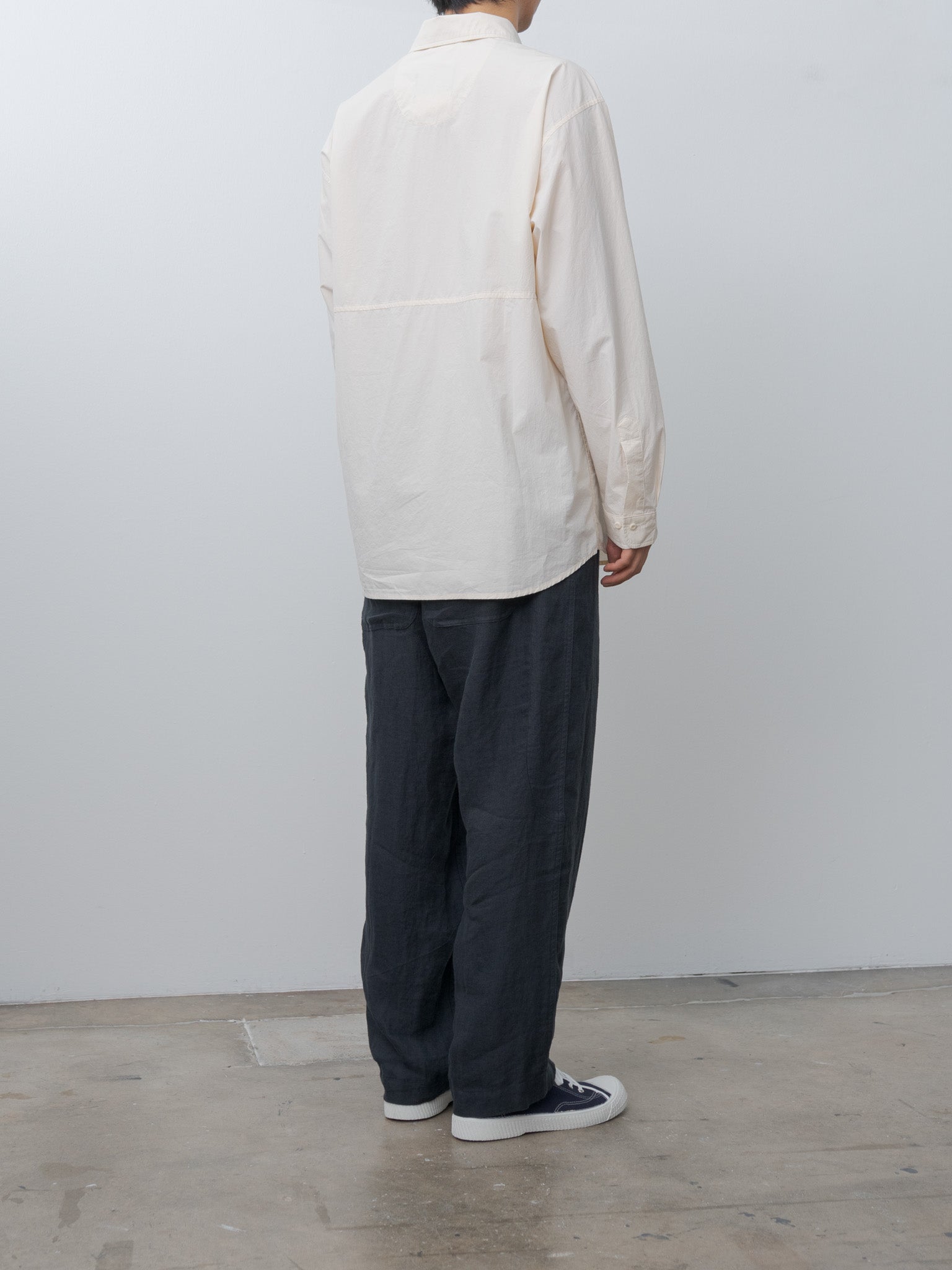 Namu Shop - Document Pocket Relaxed Shirt - Ivory