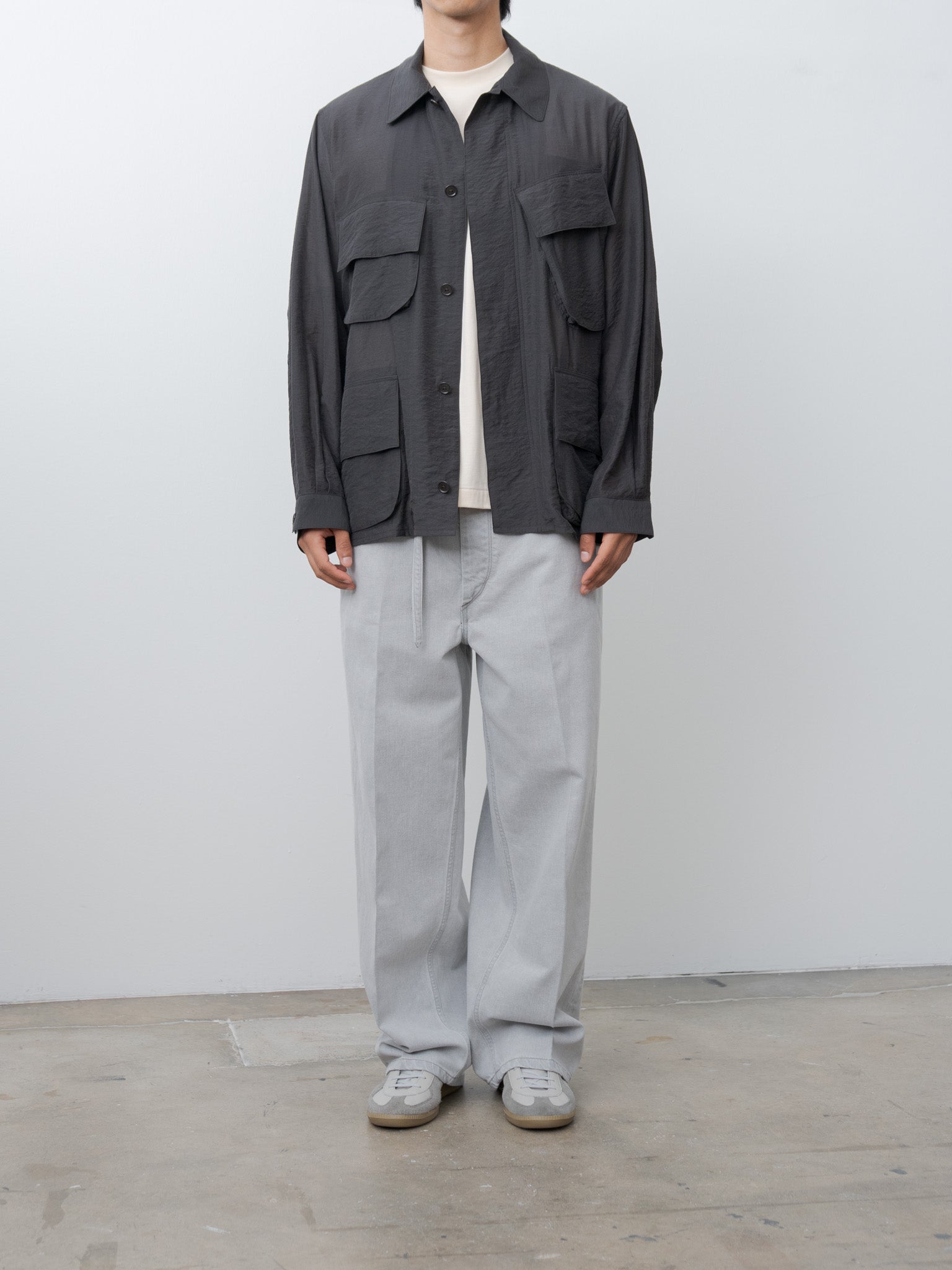 Namu Shop - Blurhms Ny-Vi-Li Beacon Jacket - Charcoal Brown