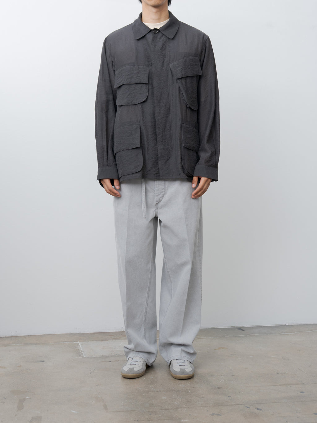 Namu Shop - Blurhms Ny-Vi-Li Beacon Jacket - Charcoal Brown