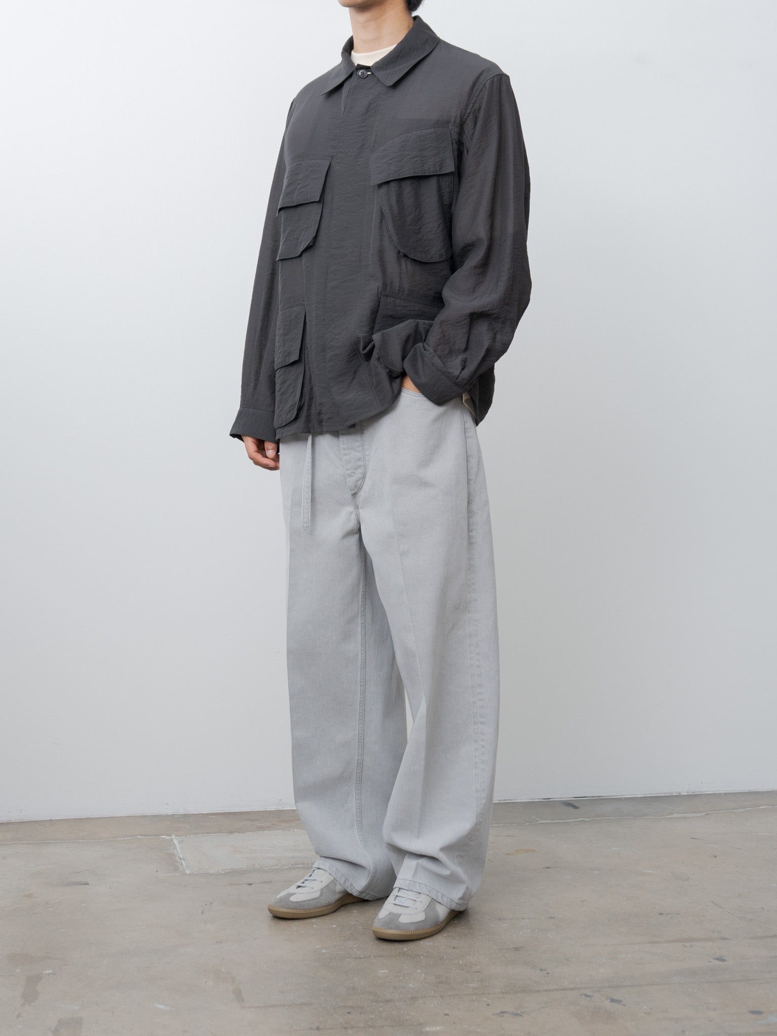 Namu Shop - Blurhms Ny-Vi-Li Beacon Jacket - Charcoal Brown